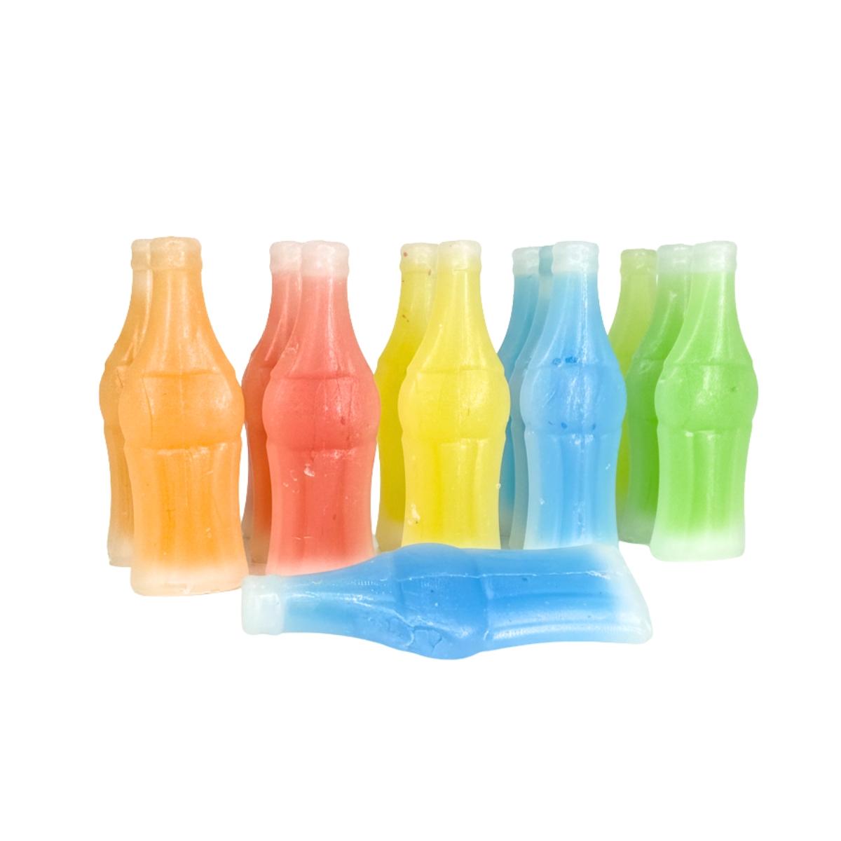 Trendy Treats Wax Bottles Liquid Filled Chew Wax Candy Classic Flavors Perfect for Parties Gifting and Nostalgic Snacking