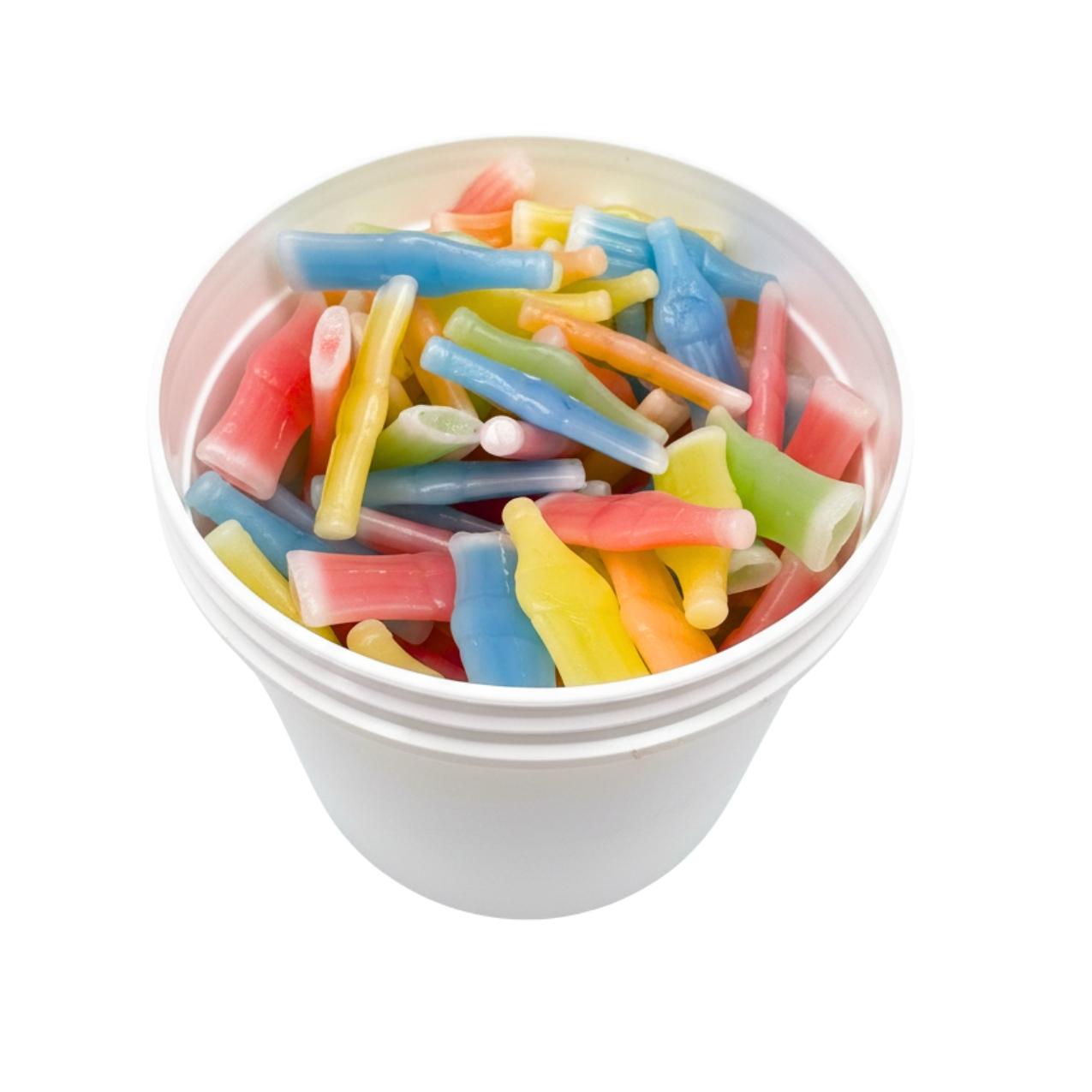 Trendy Treats Wax Bottles Liquid Filled Chew Wax Candy Classic Flavors Perfect for Parties Gifting and Nostalgic Snacking