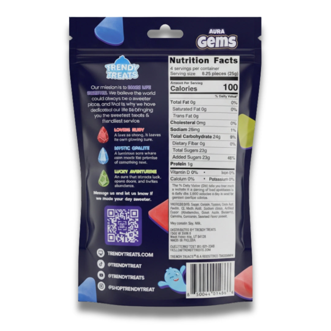 Aura Gems Crunchy Shell Gooey Inside Crystal Candy