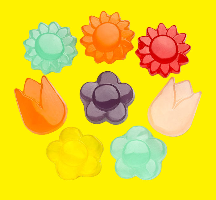 🌸 Albanese Gummi Awesome Flowers – Assorted Fruity Fun! - 5lbs
