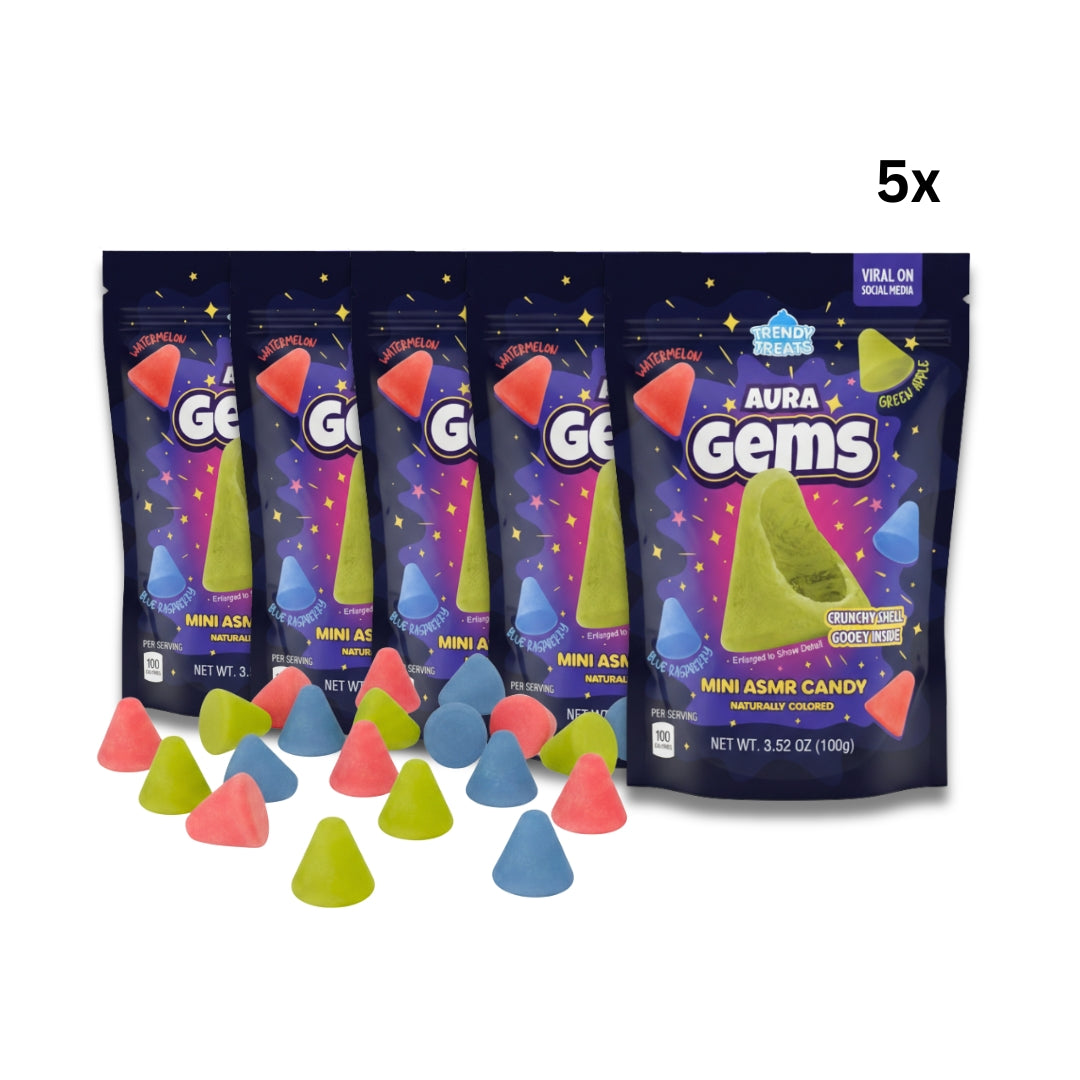 Aura Gems Crunchy Shell Gooey Inside Crystal Candy