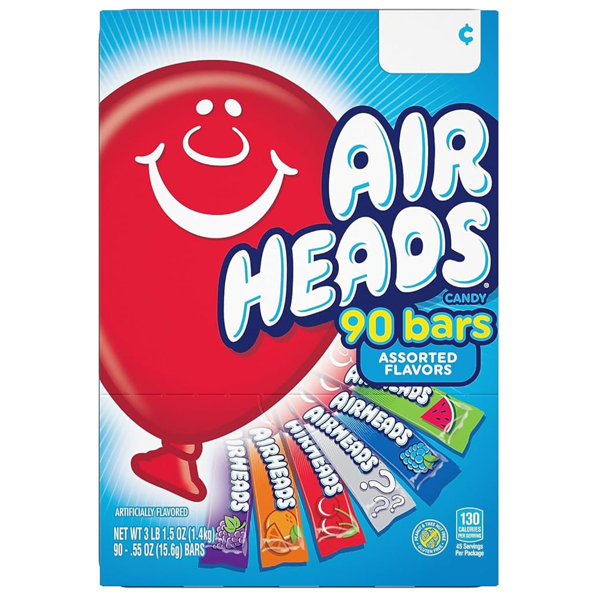 Airheads Variety Pack – 90 Count (55 oz)