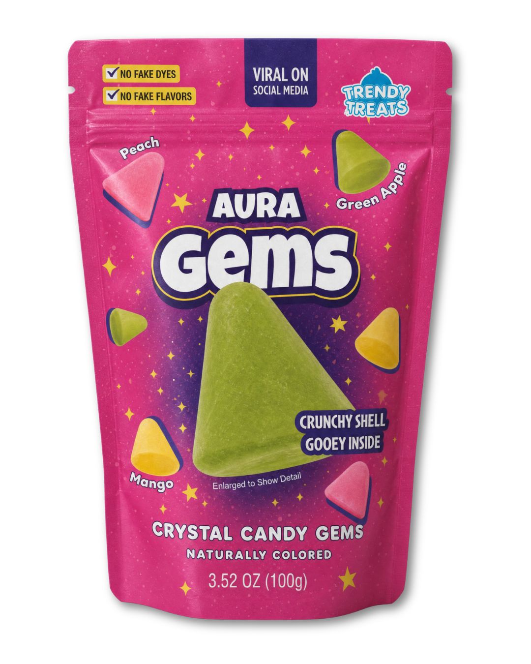 Aura Gems Crystal Candy 2 Pack – Viral TikTok Candy – 7.04 oz
