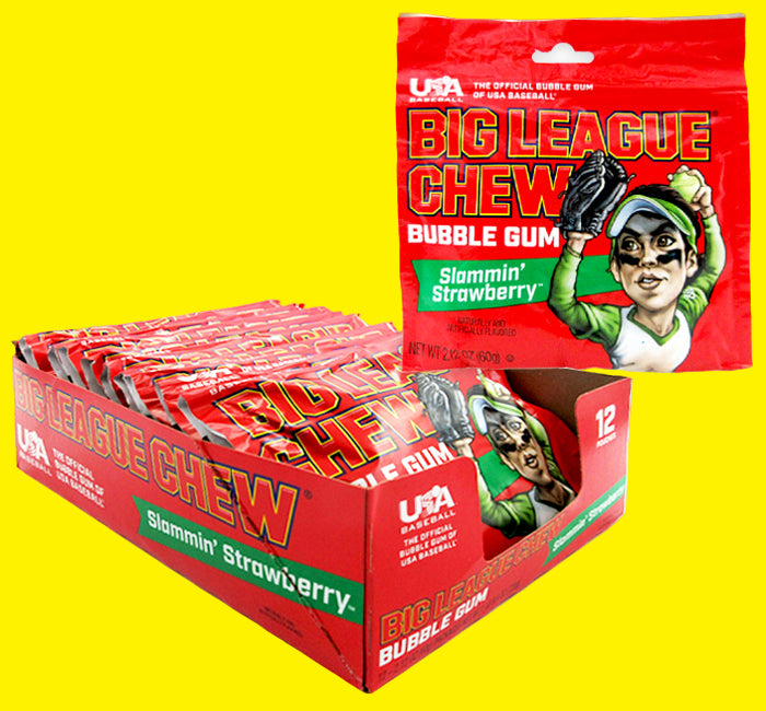 BIG LEAGUE CHEW – PEG BAG ASSORTED FLAVORS