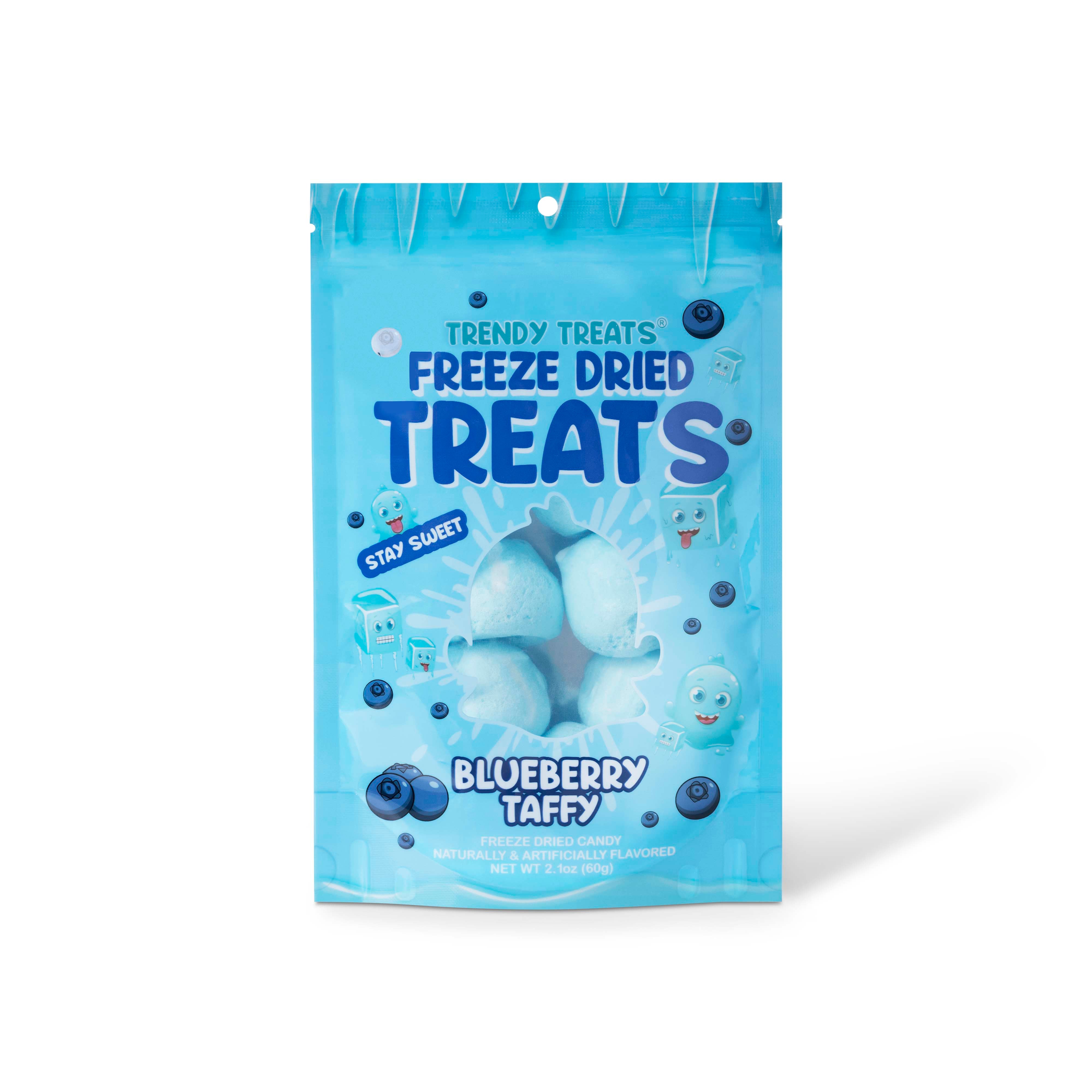 Freeze Dried Taffy Blueberry Flavored