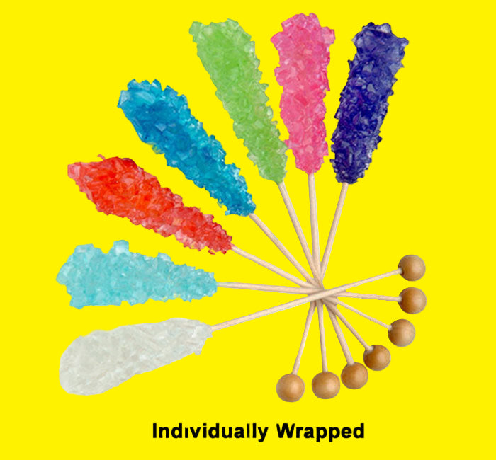 💎 Crystal Rock Candy Sticks – Assorted Flavors