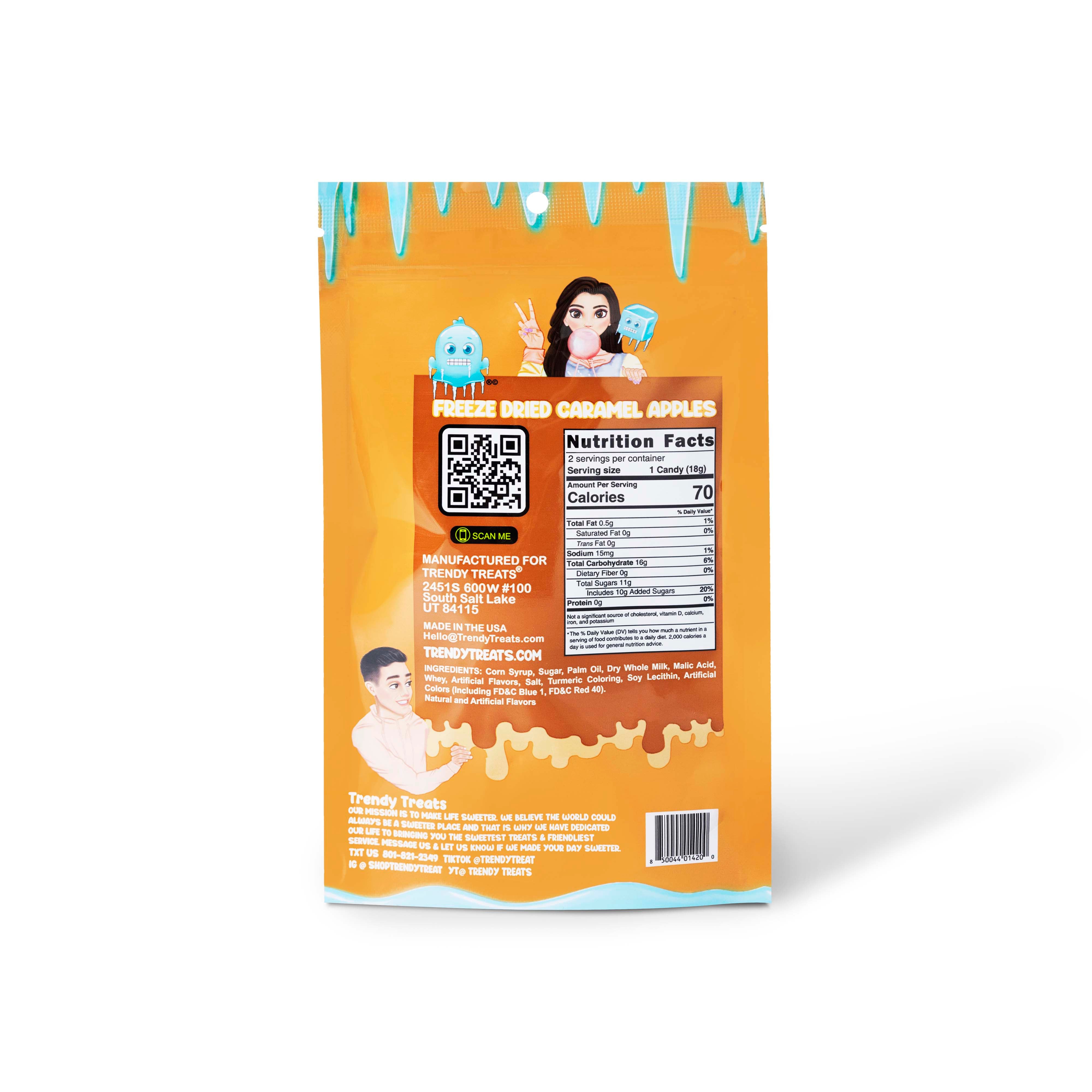 Freeze Dried Caramel Apple Pops
