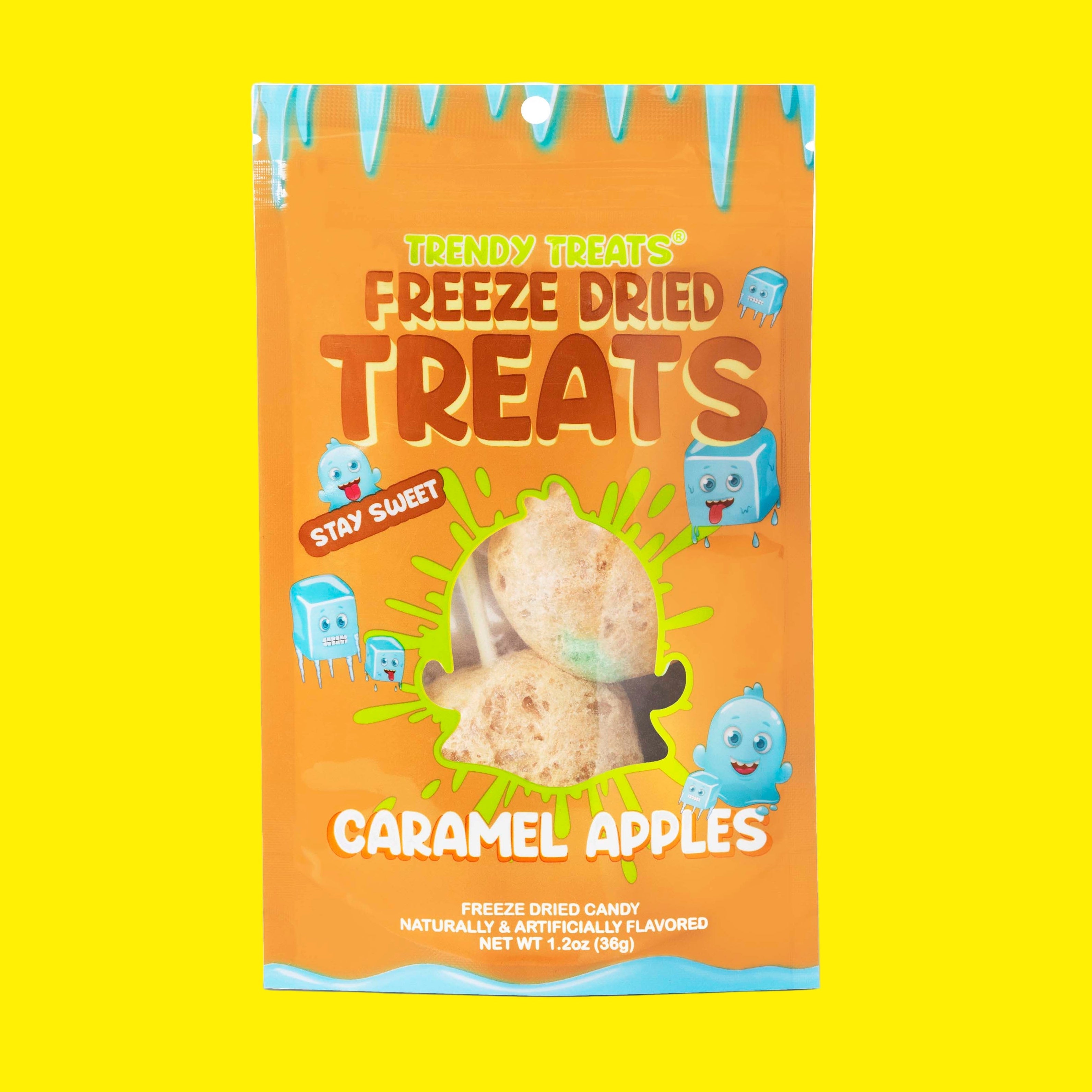 Freeze Dried Caramel Apple Pops