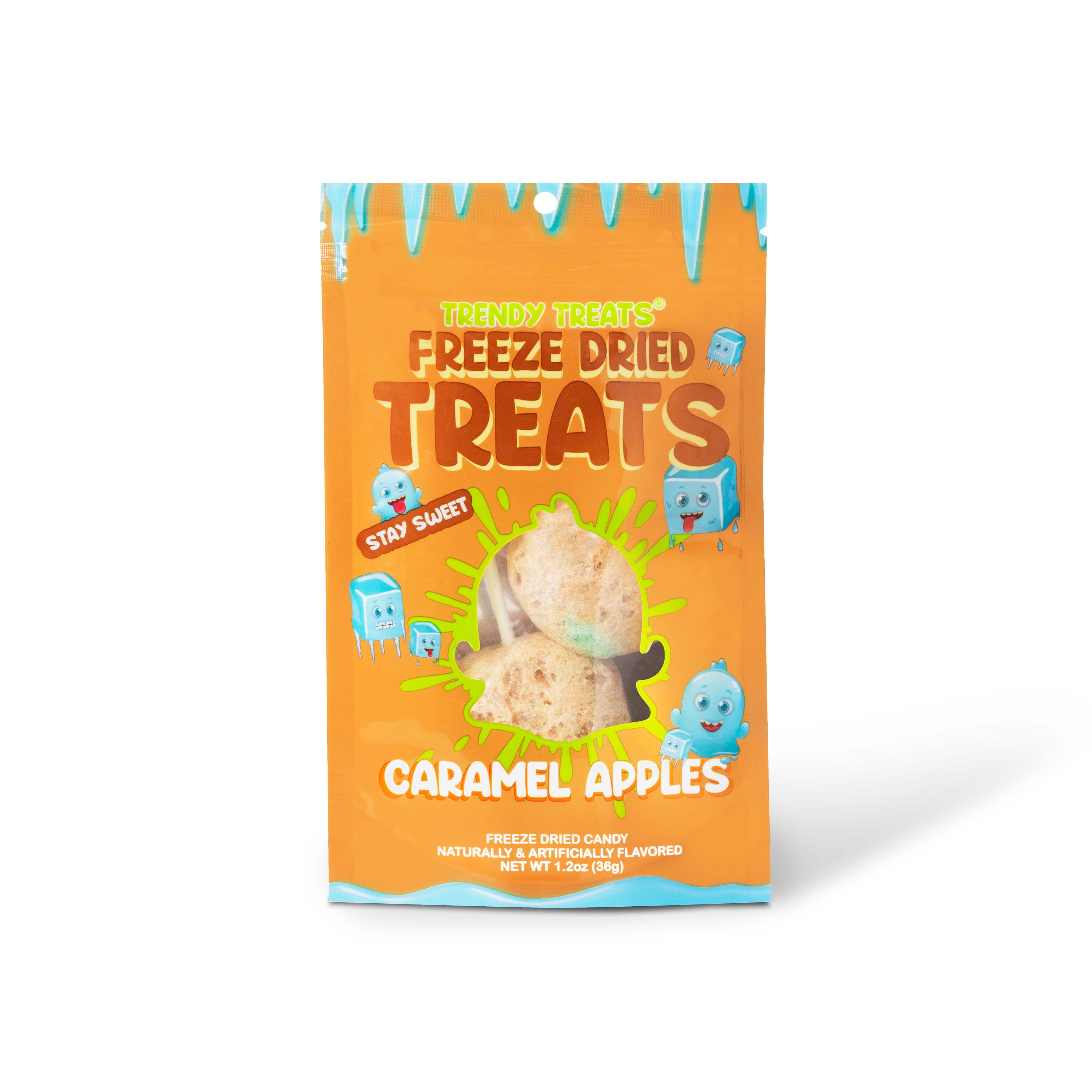 Freeze Dried Caramel Apple Pops