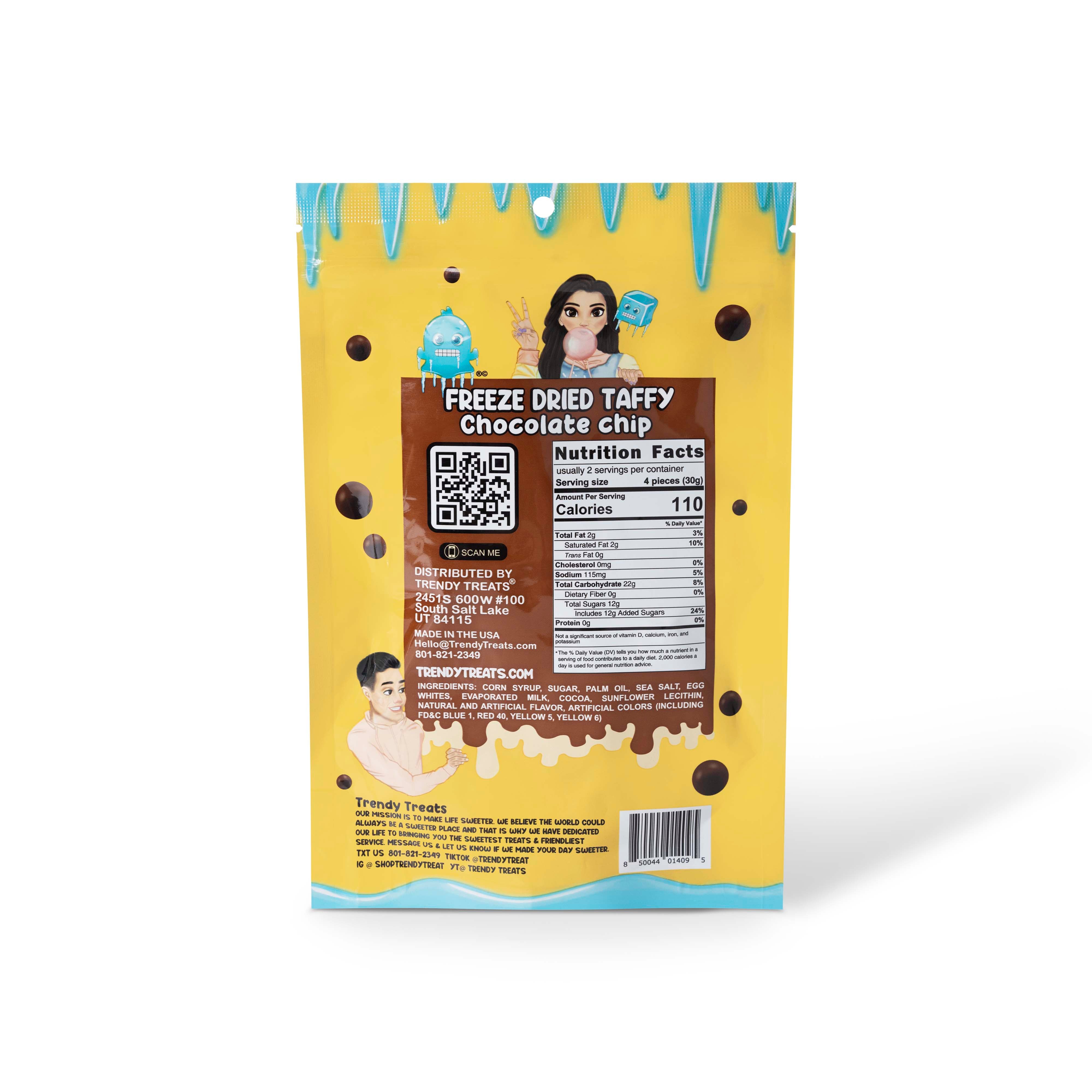 (BIN) Freeze Dried Chocolate Chip Taffy