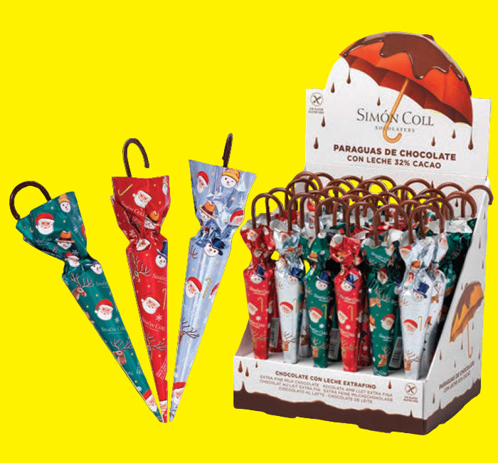 🎅✨ Christmas Milk Chocolate Umbrellas – A Sweet Holiday Treat! ✨🍫