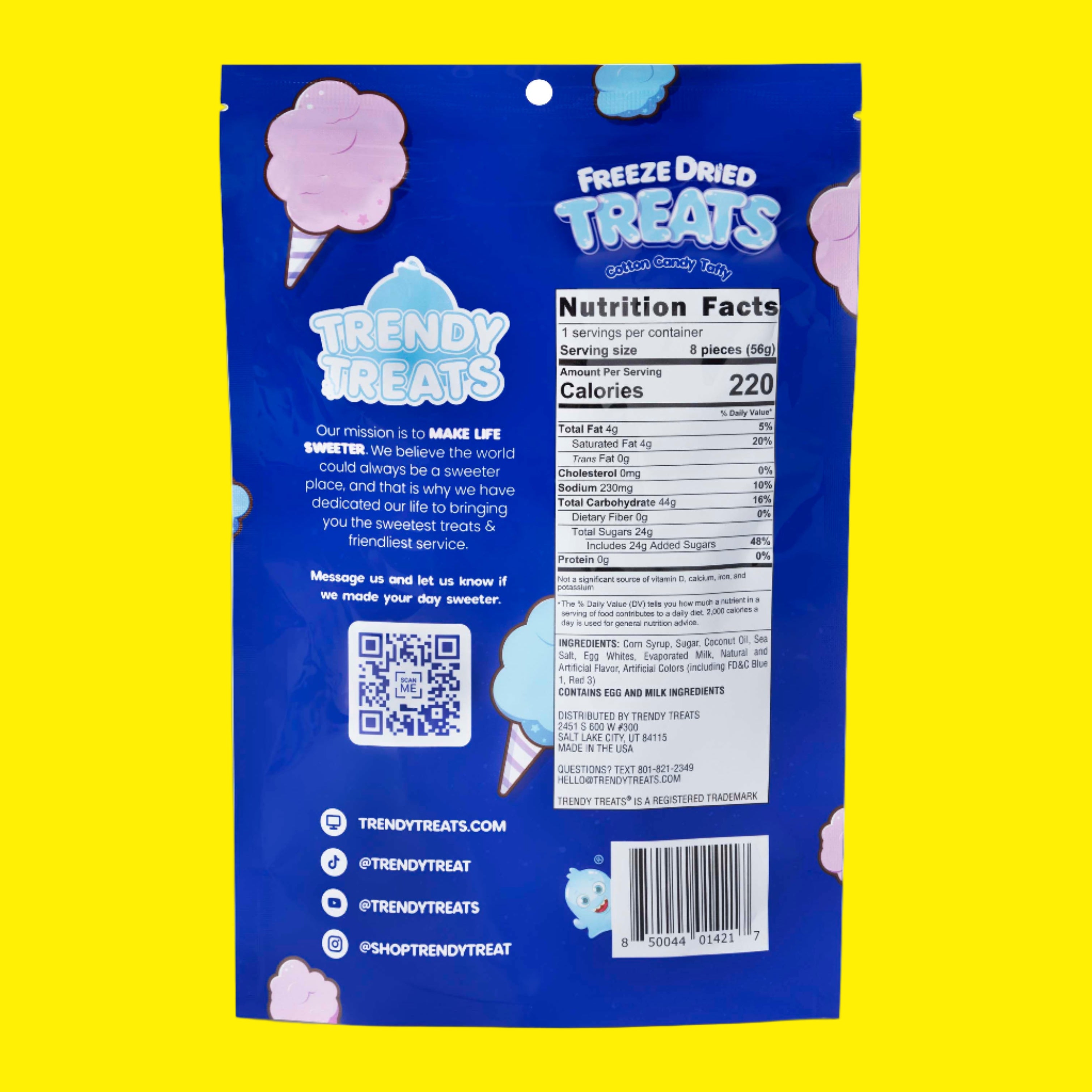 Freeze Dried Cotton Candy Taffy