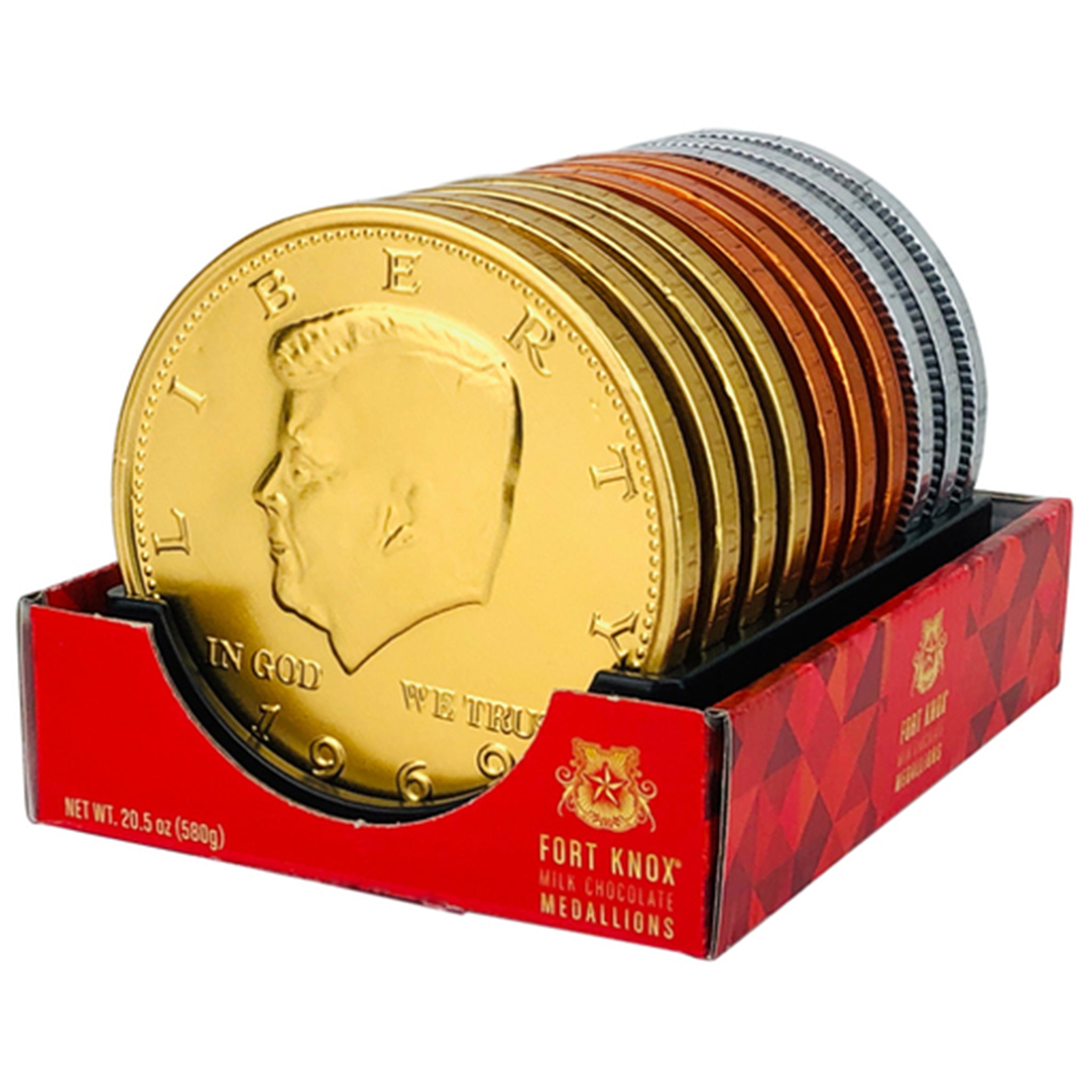 Fort Knox® Milk Chocolate Medallion – Premium Gold Coin Treat (0.8 oz)