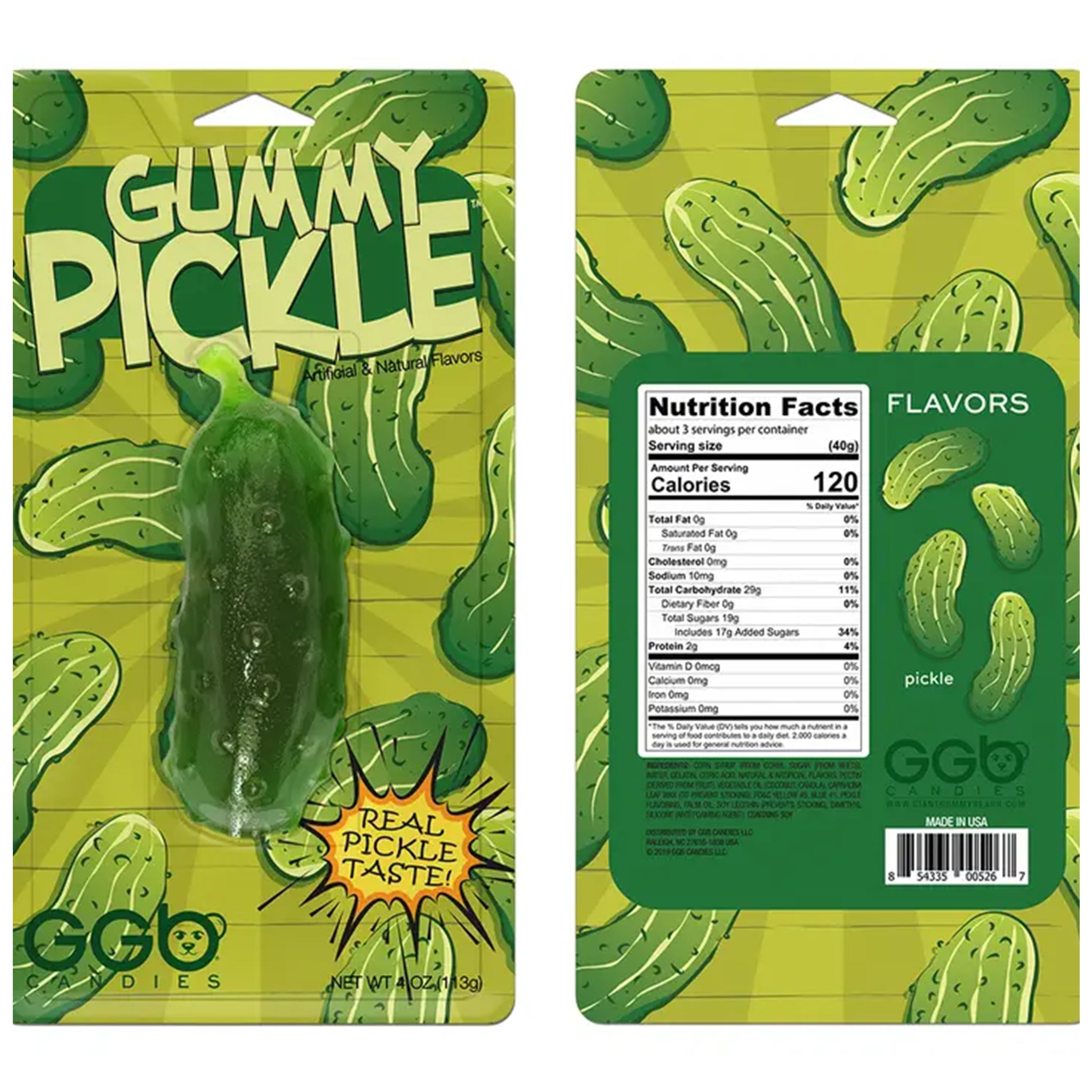 Giant Gummy Pickle – 4 oz