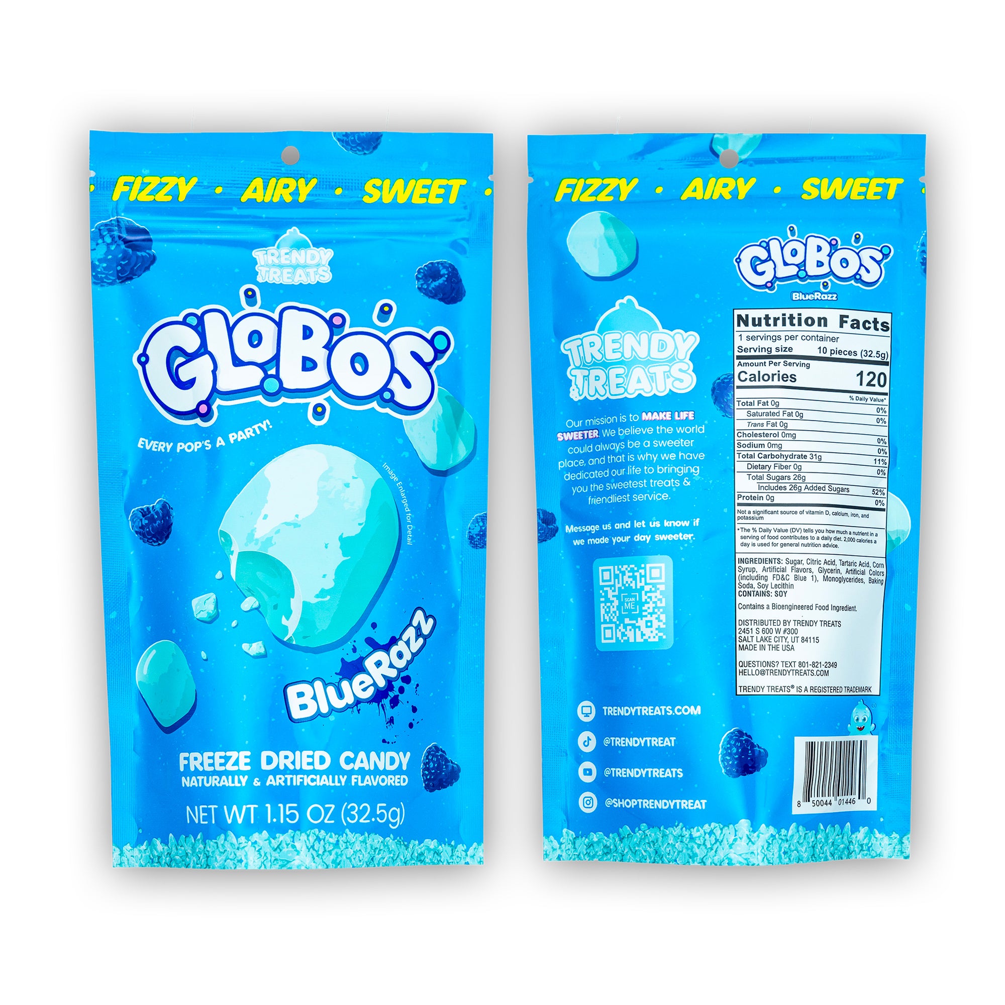 Globos Freeze Dried Candy