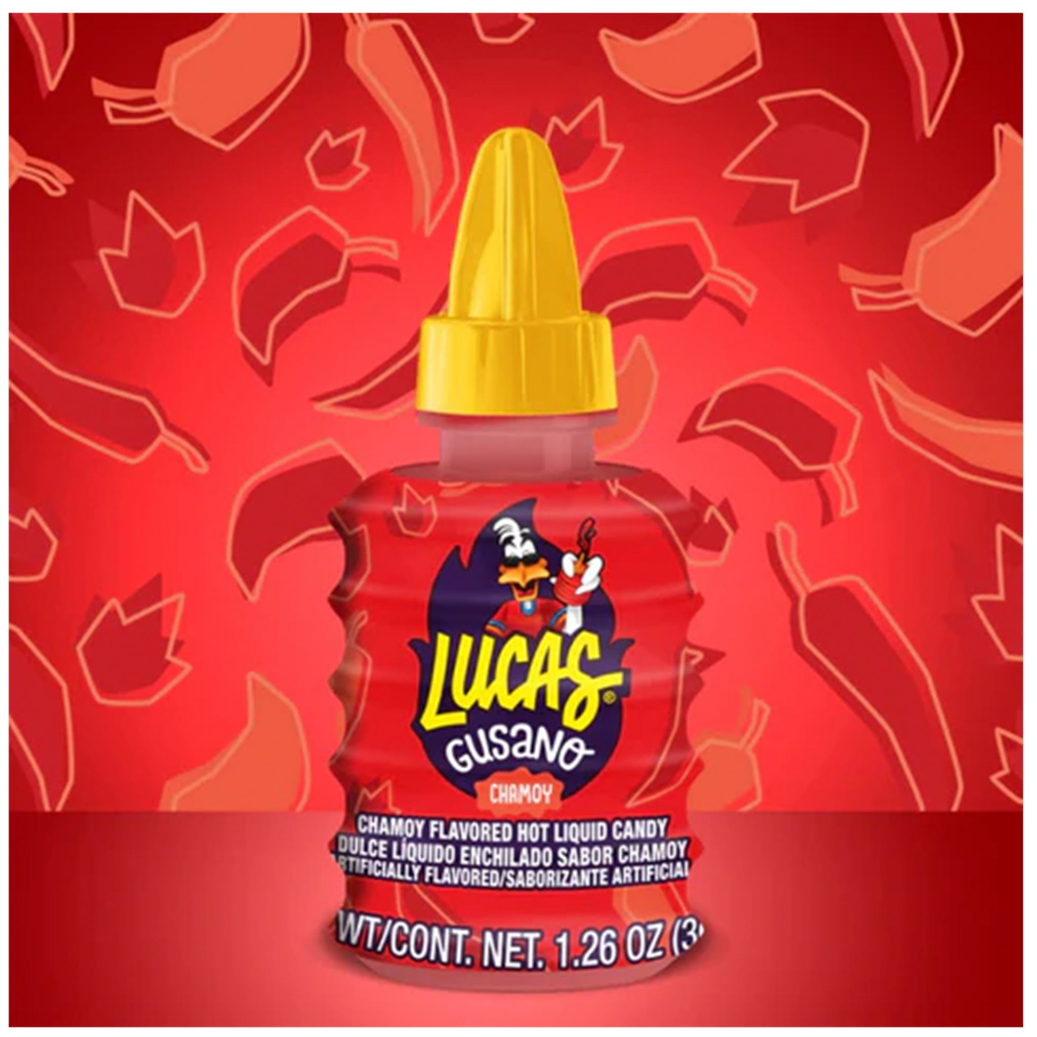 Lucas Gusano Chamoy Flavor Hot Liquid Candy – 1.34 oz