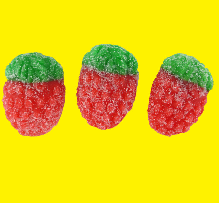 🍓 Vidal Gummi Sour Wild Strawberries – 2.2lbs