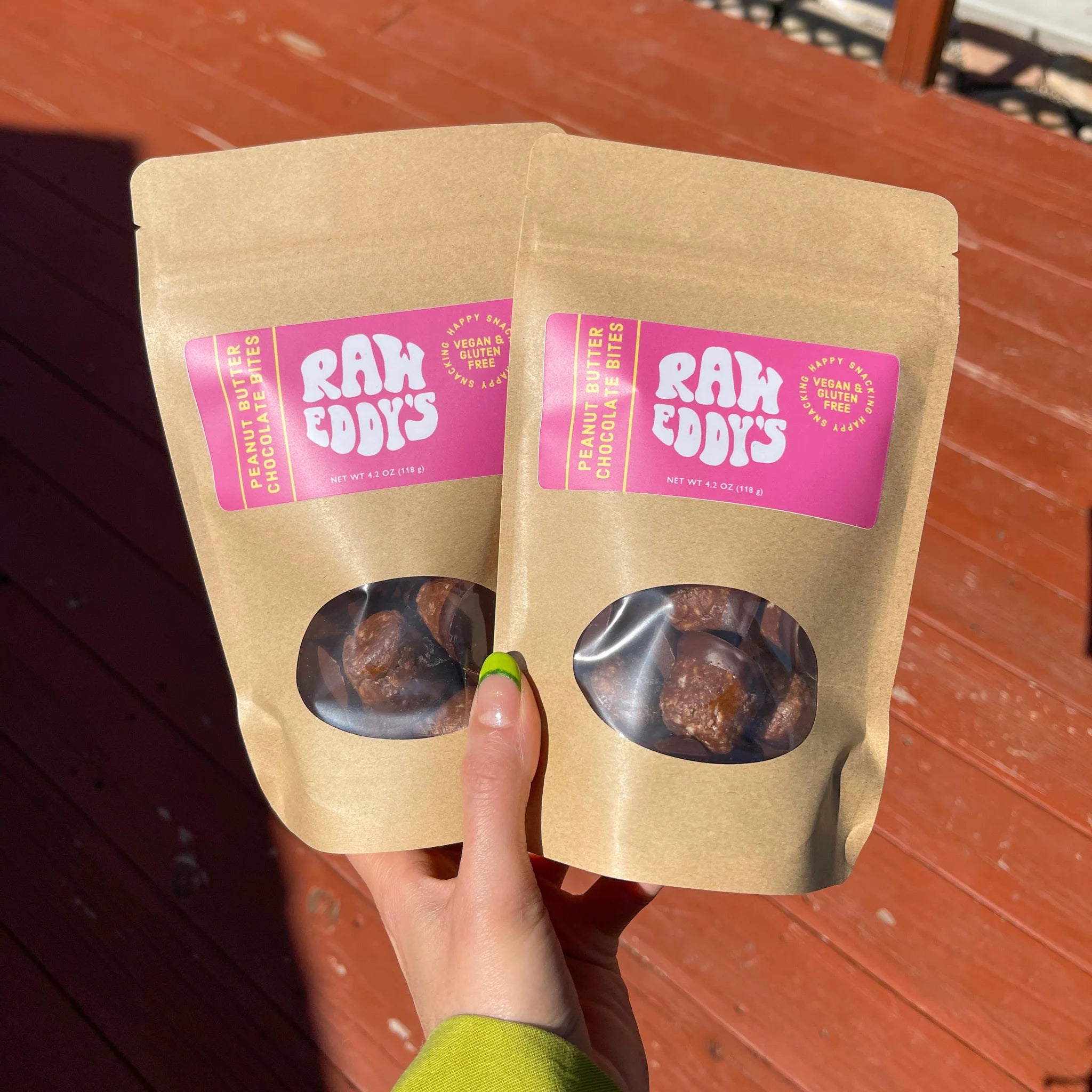 Raw Eddy's Peanut Butter Chocolate Bites-118g
