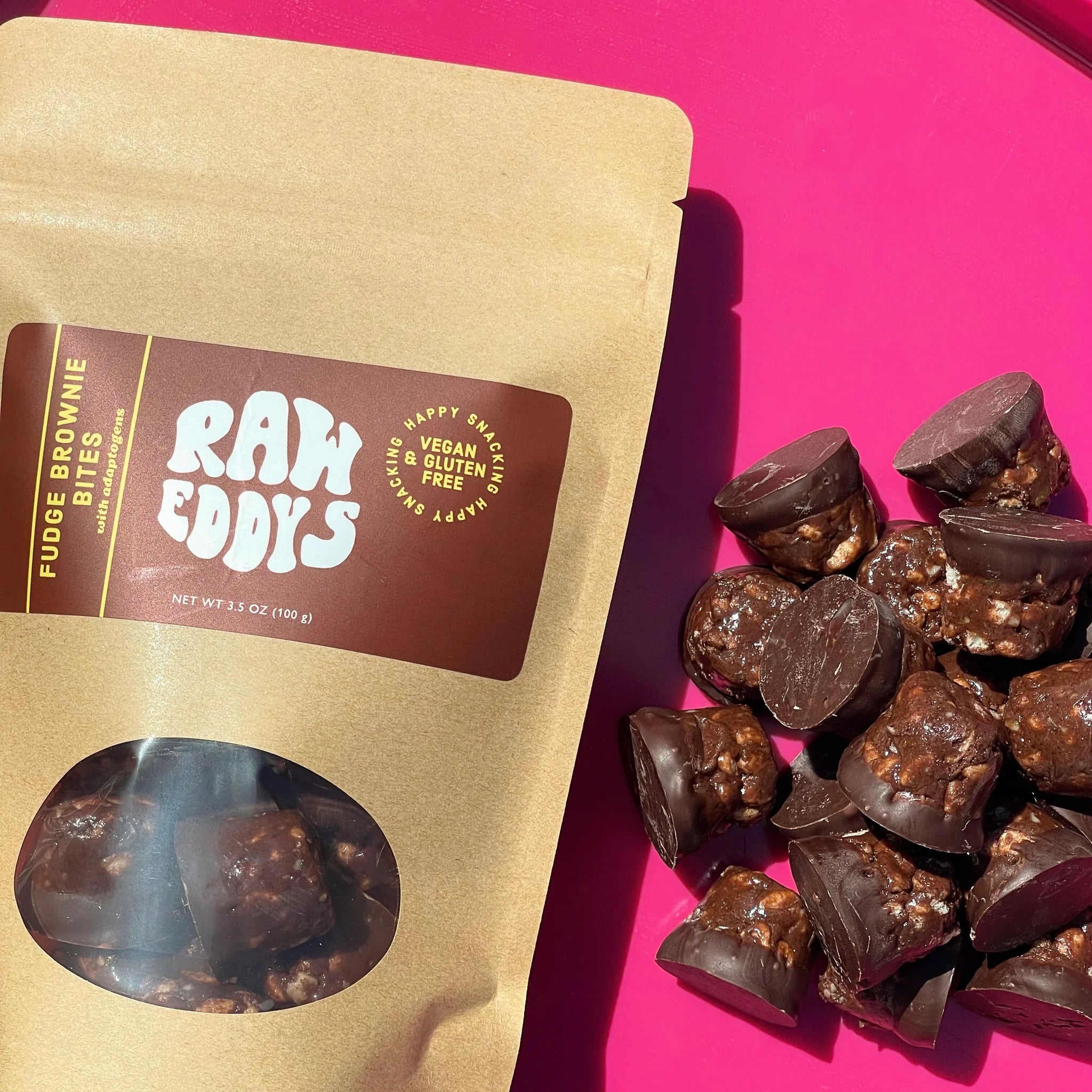 Raw Eddy's Fudge Brownie Bites-118g