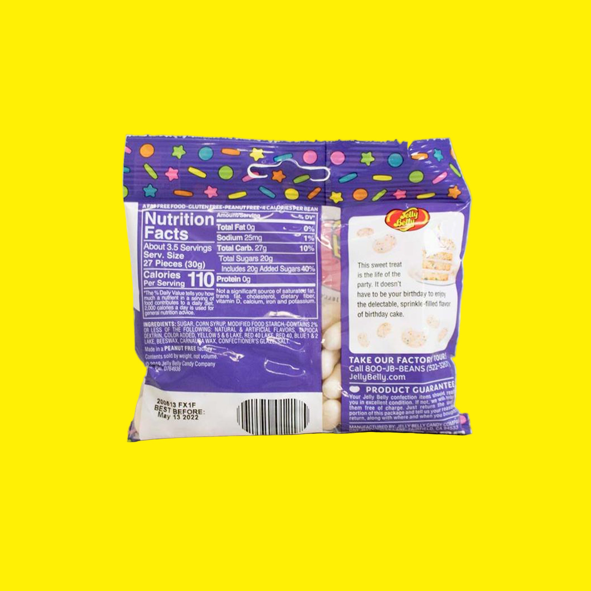Birthday Cake Jelly Beans – 3.5 oz Grab & Go Bag