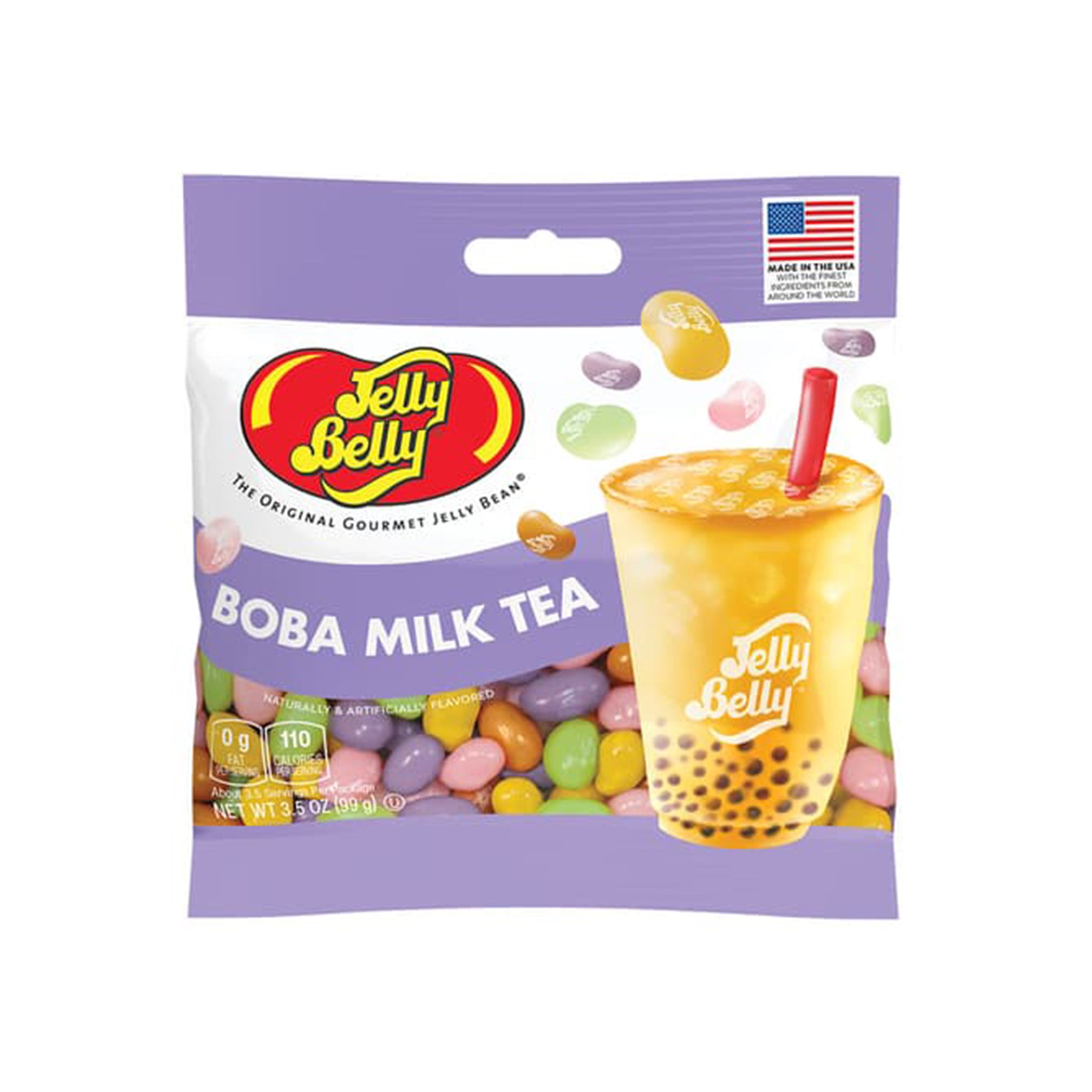 Jelly Belly Boba Milk Tea Jelly Beans – 3.5 oz Bag