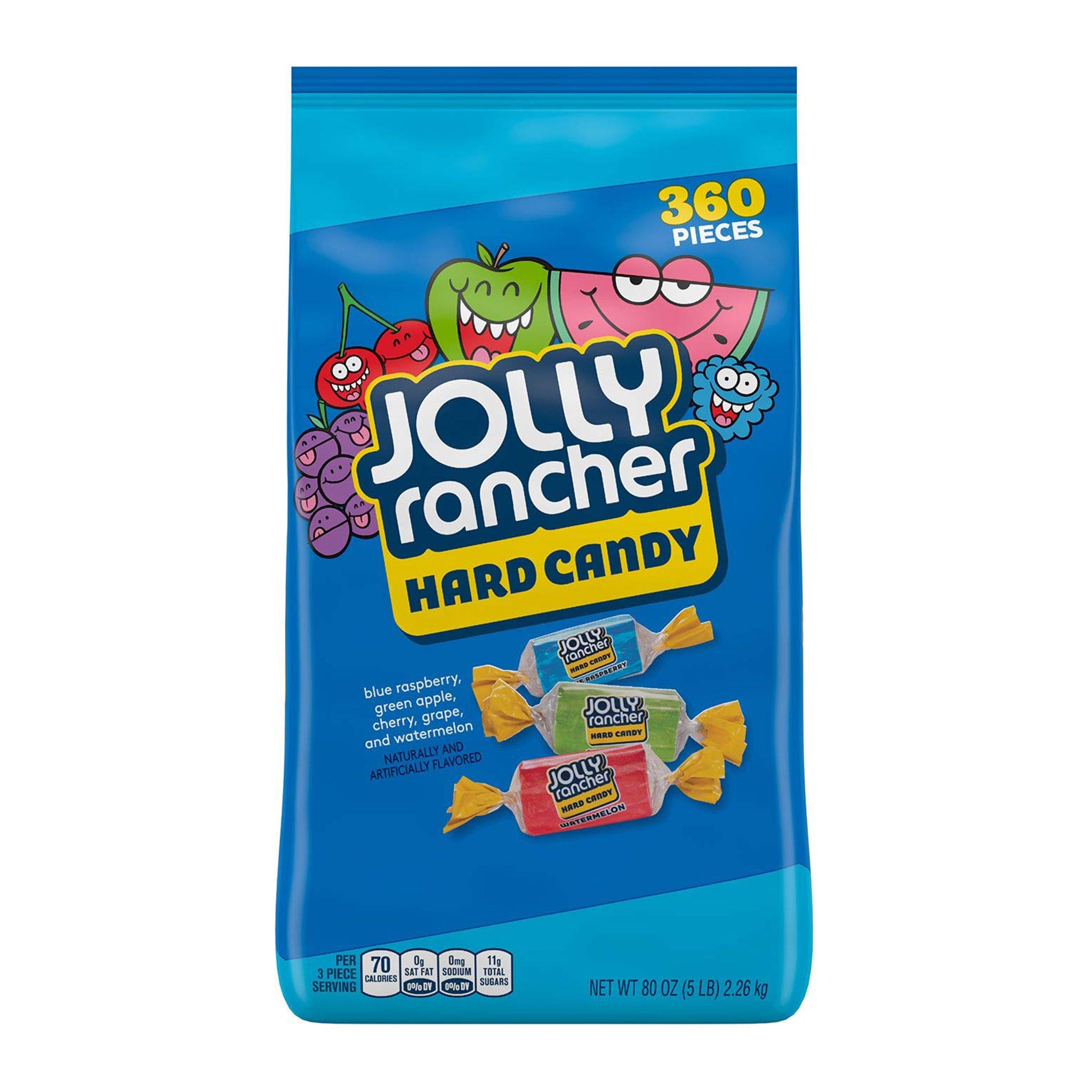 Jolly Rancher Assorted Hard Candy – 5 lb (360 Pieces)