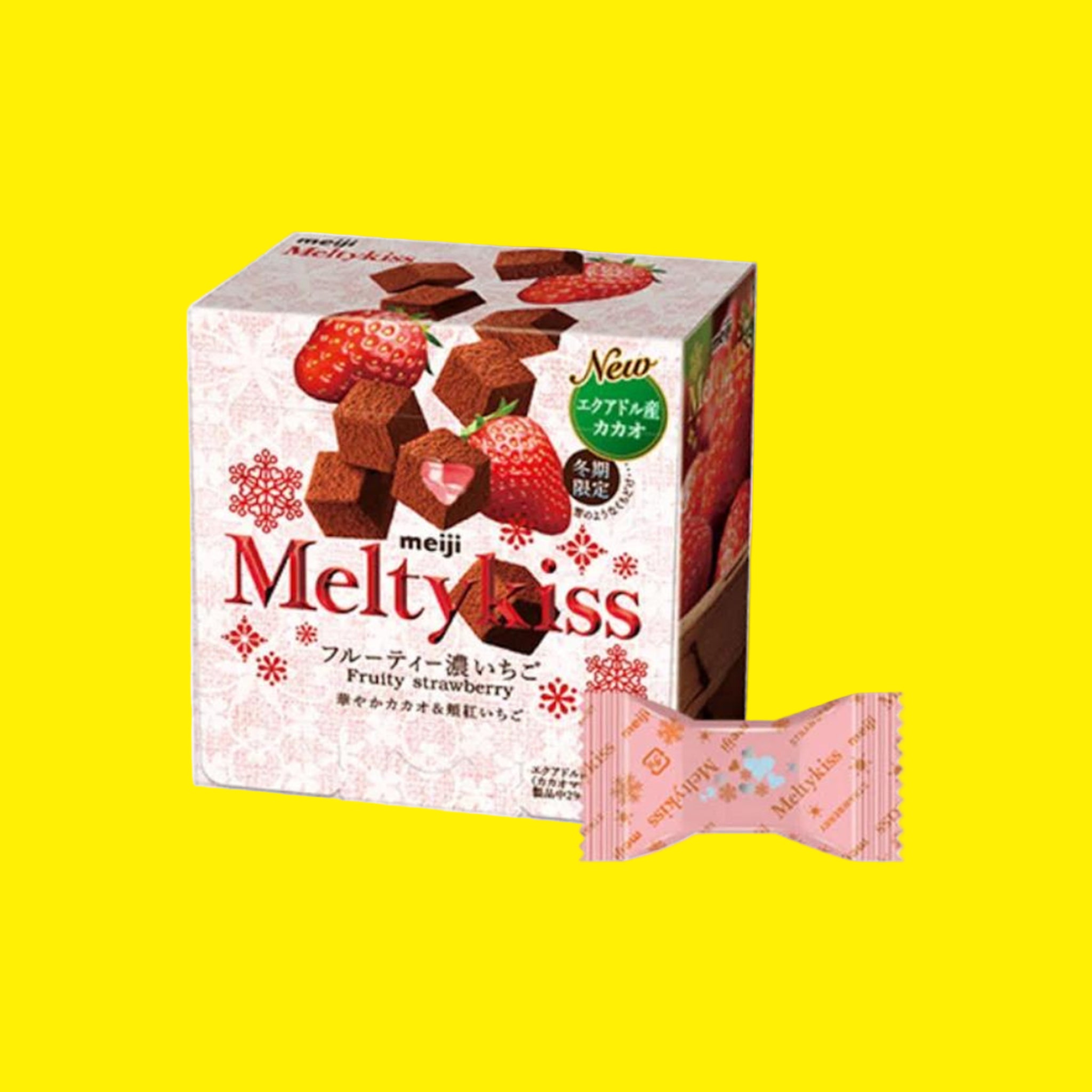Meiji Meltykiss Premium Chocolate Strawberry – 56g Box