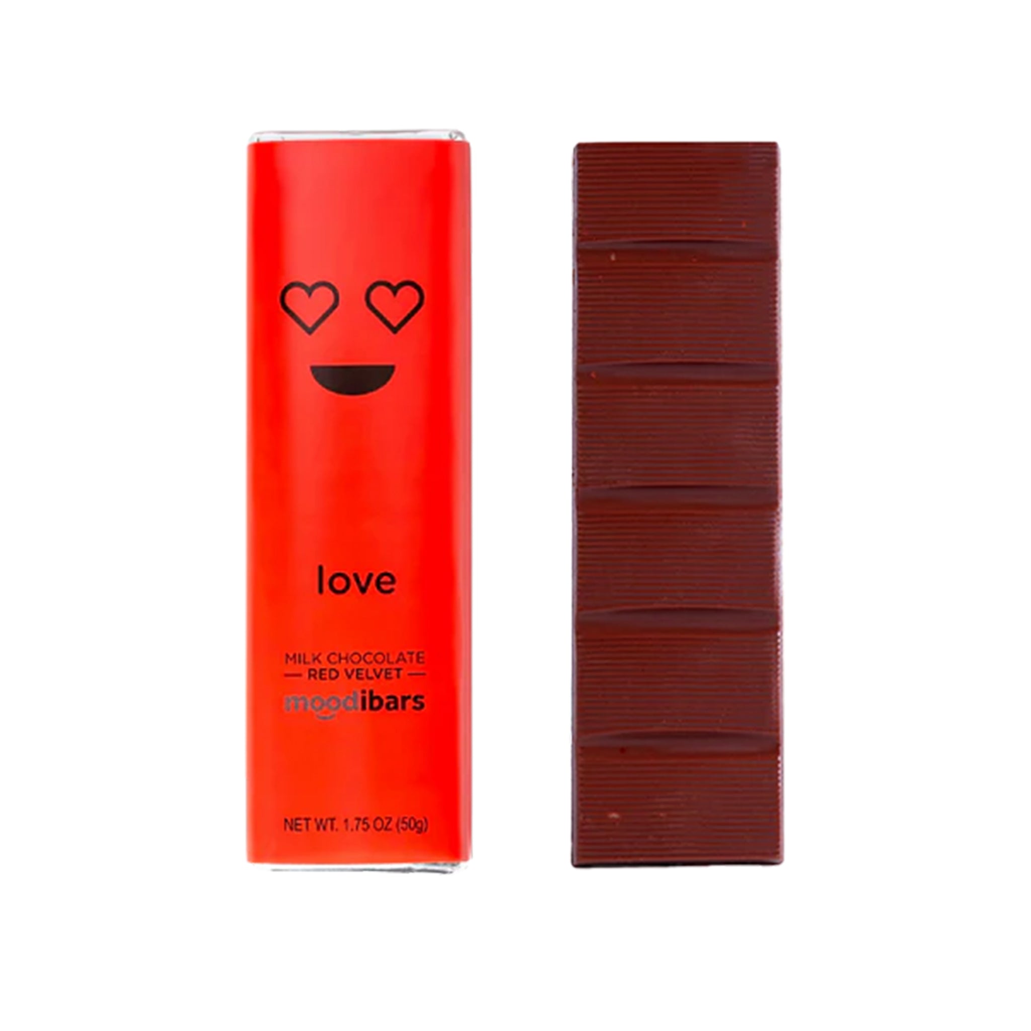 Moodibars Love – Milk Chocolate Strawberry (1.75 oz)
