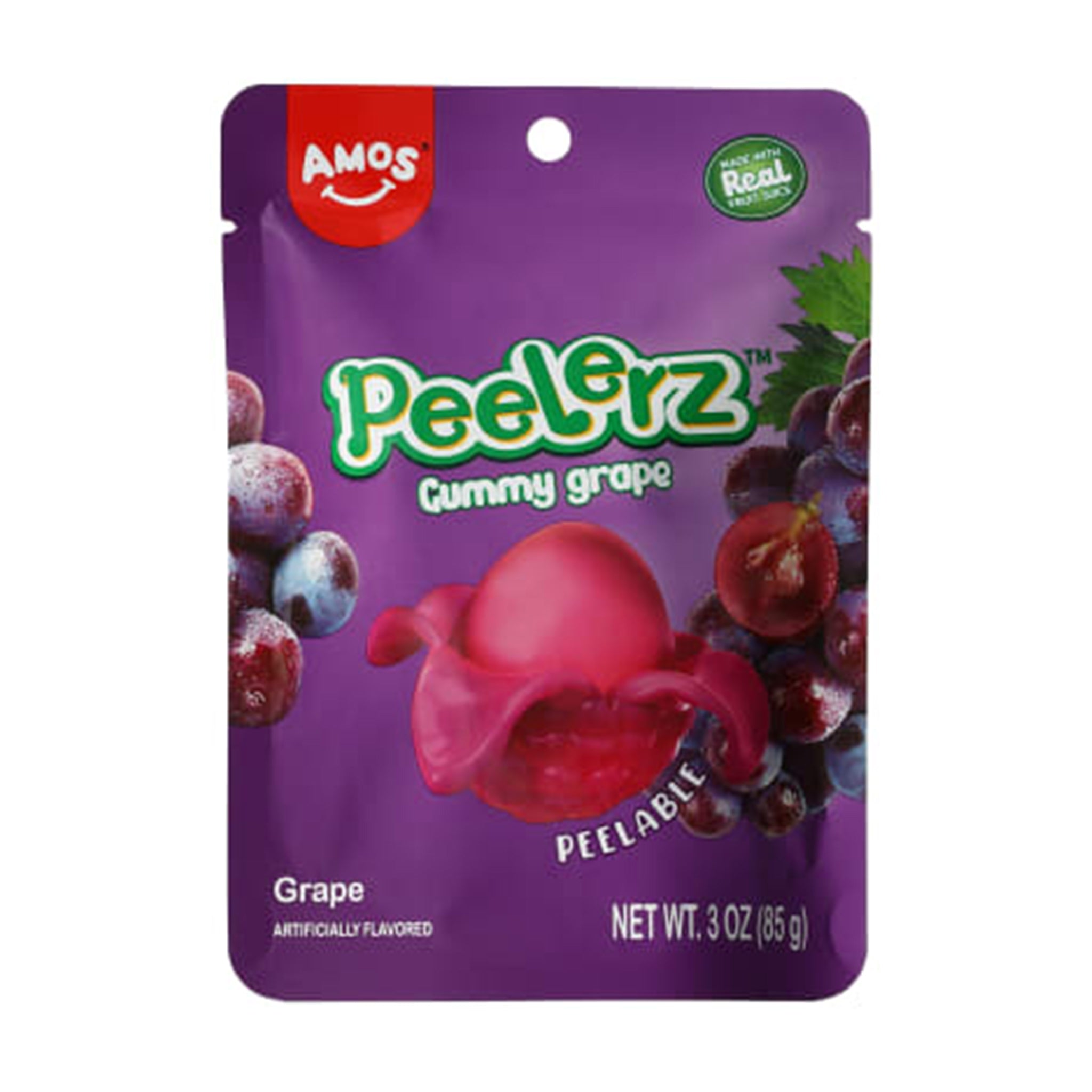 Peelerz Gummy Grape Candy – 3oz (85g) Bag