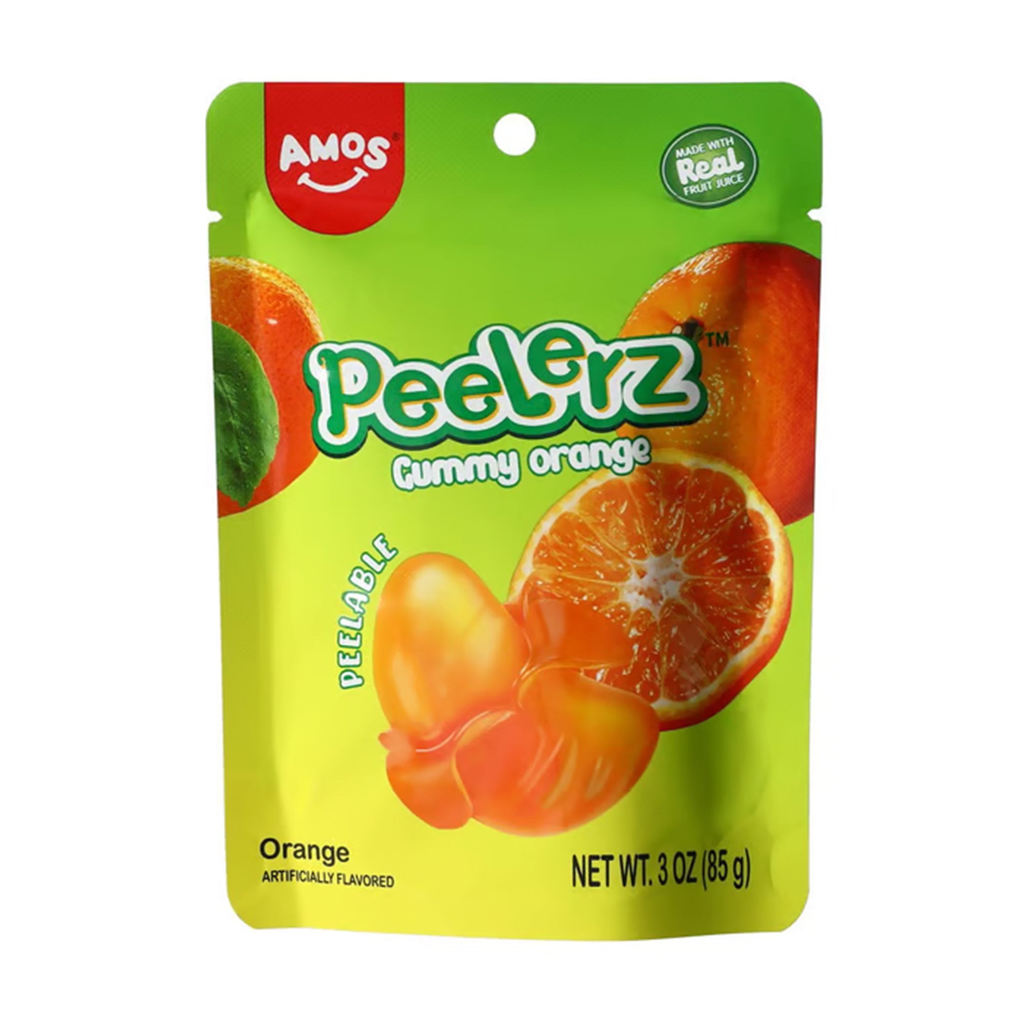 Peelerz Gummy Orange Candy – 3oz (85g) Bag