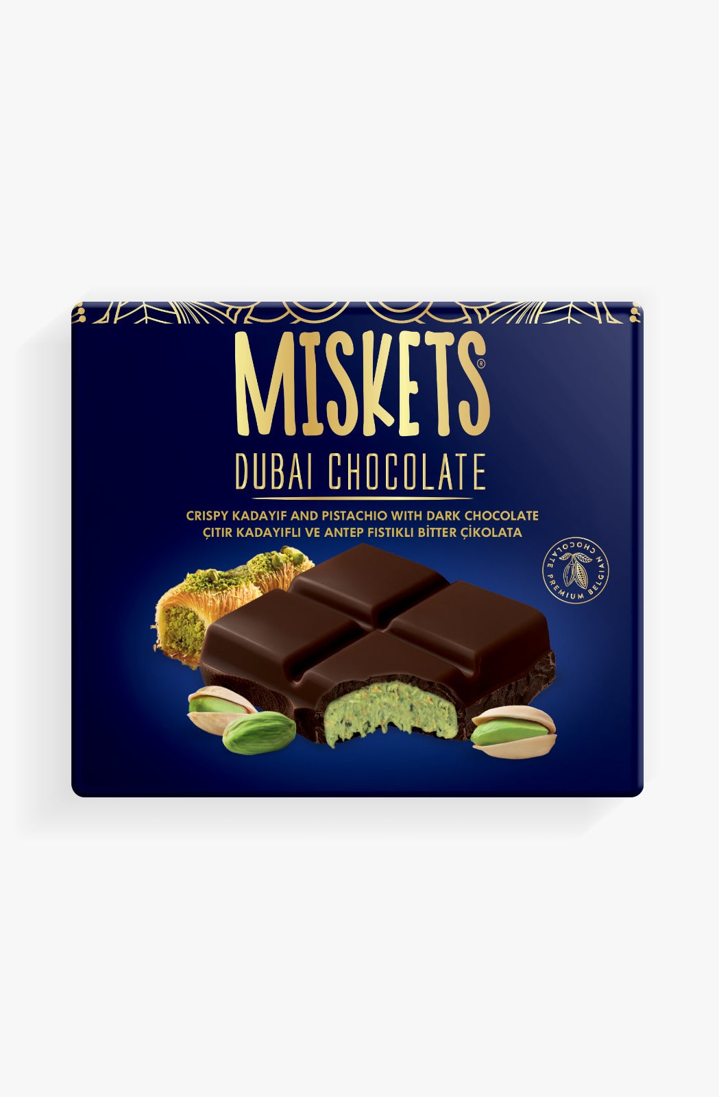 Miskets Dubai Dark Chocolate Bar– 100g