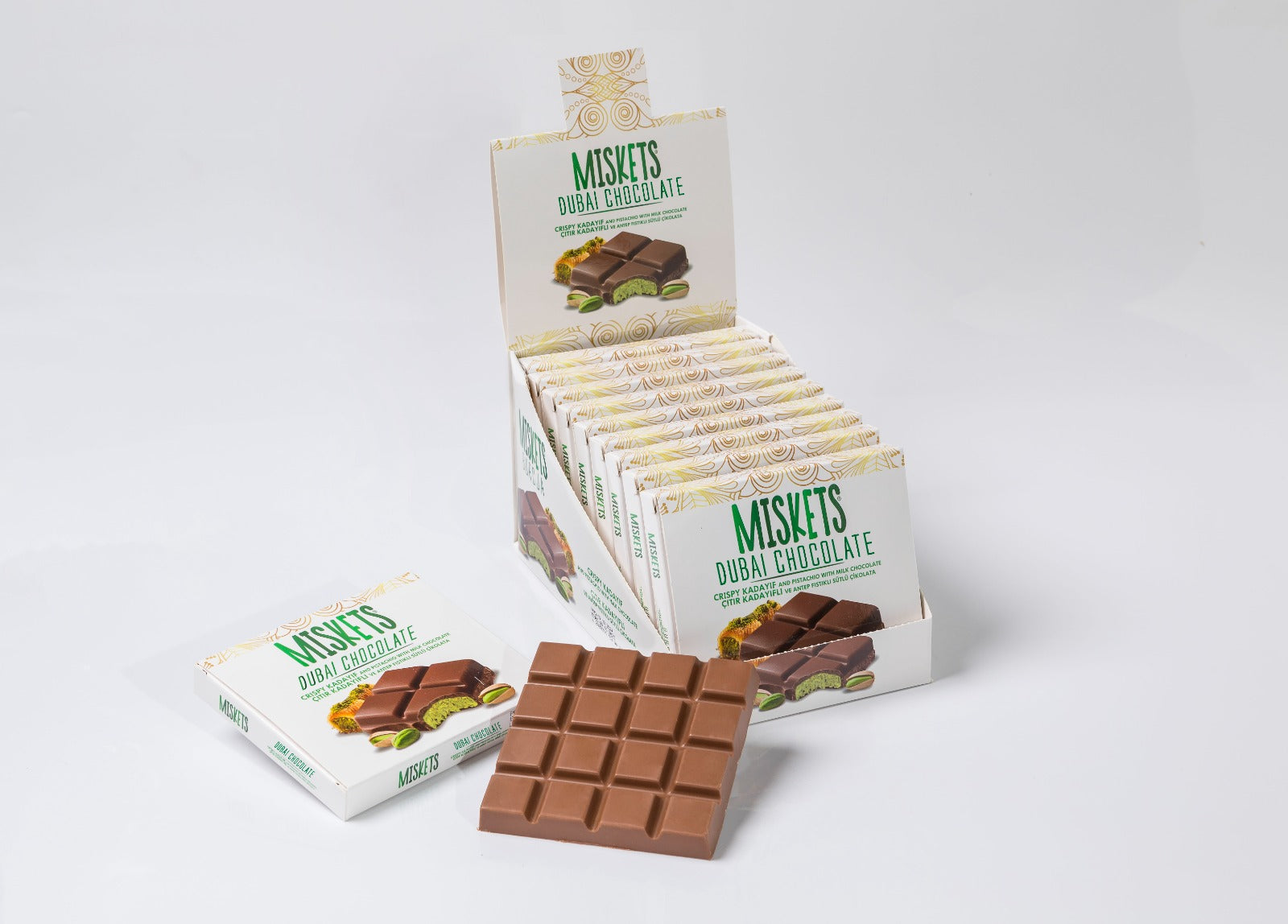 Miskets Dubai Milk Chocolate Bar– 100g