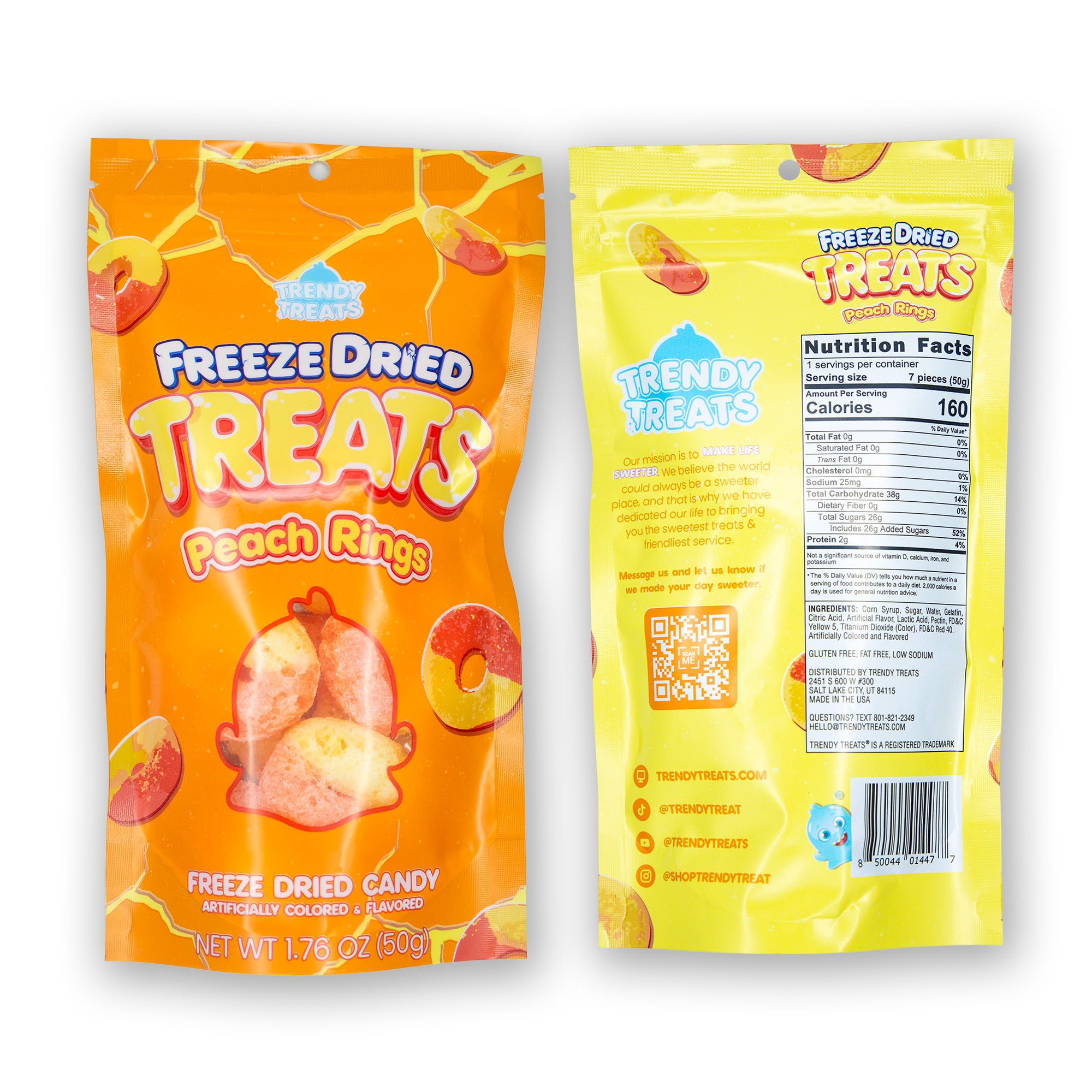 Freeze Dried Peach Rings