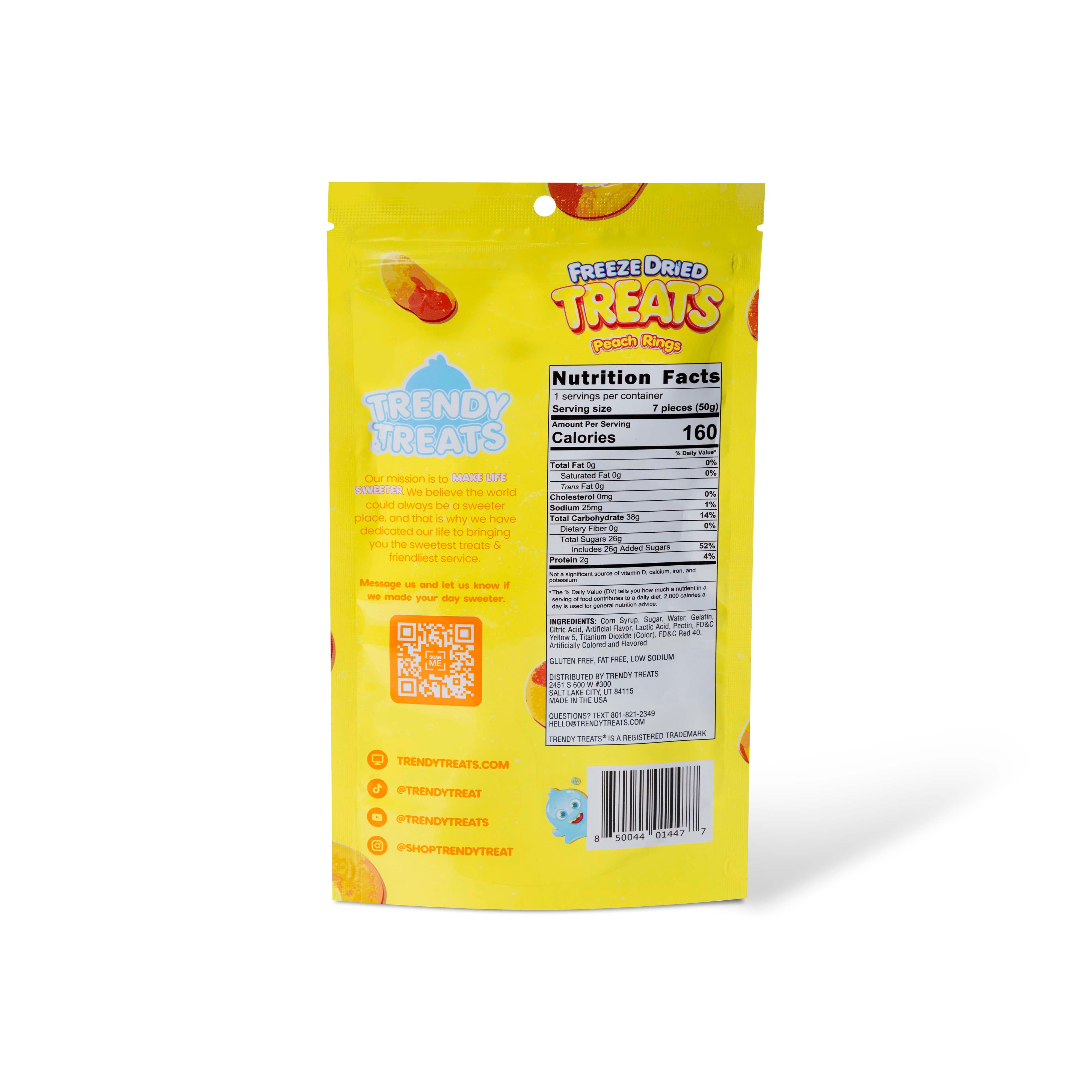 Freeze Dried Peach Rings