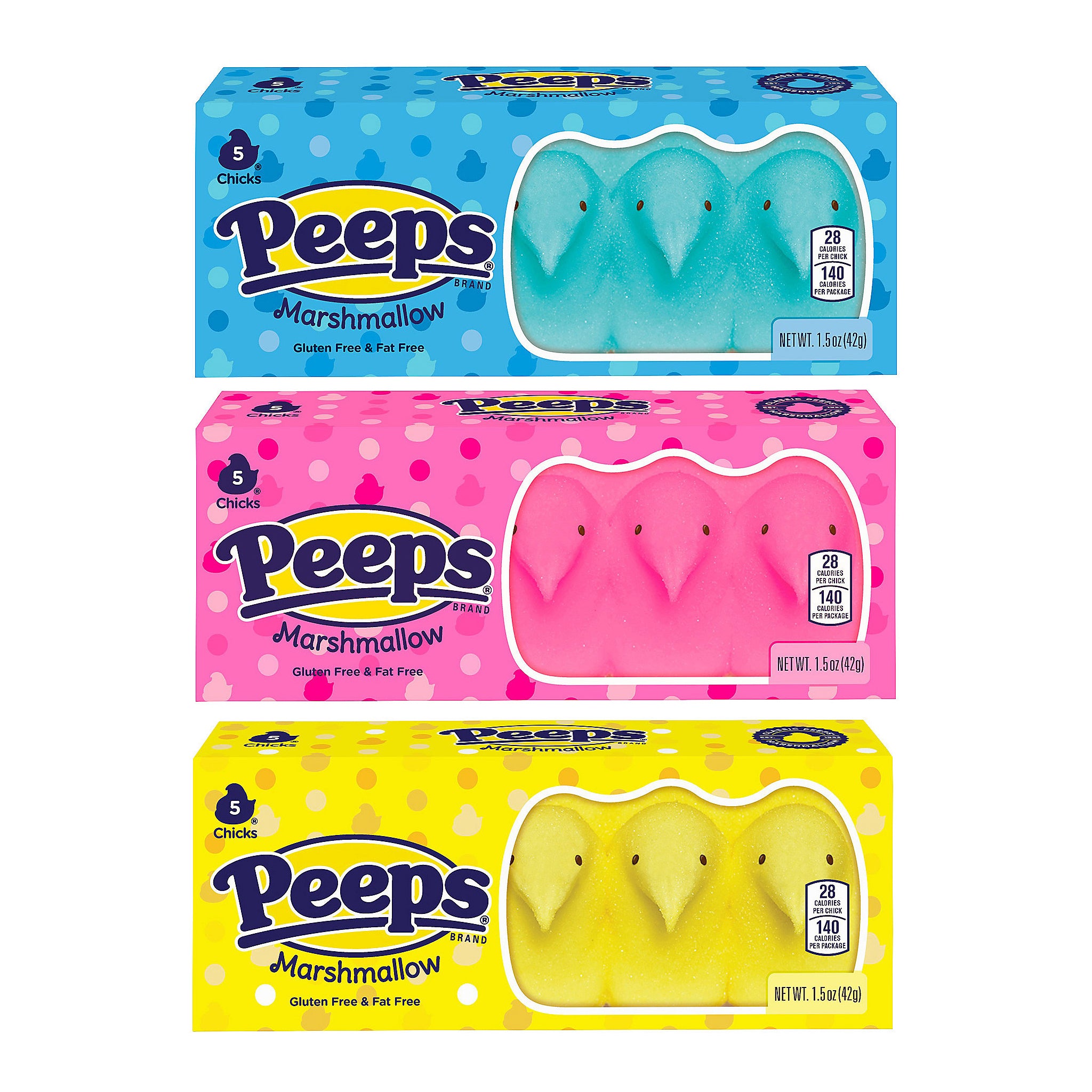 Peeps Marshmallow Chicks -(3 pack)