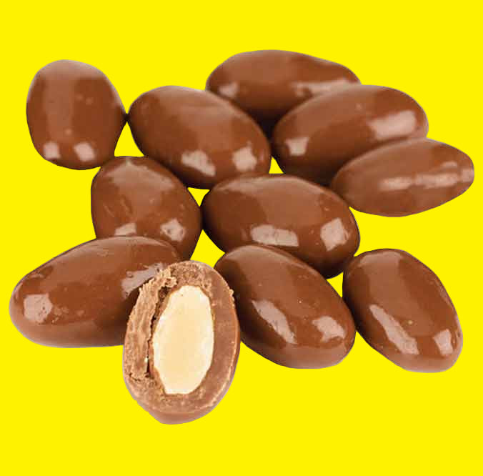 🌰🍫 Redstone Chocolate Almonds – Milk Chocolate Bliss - 10lbs bag