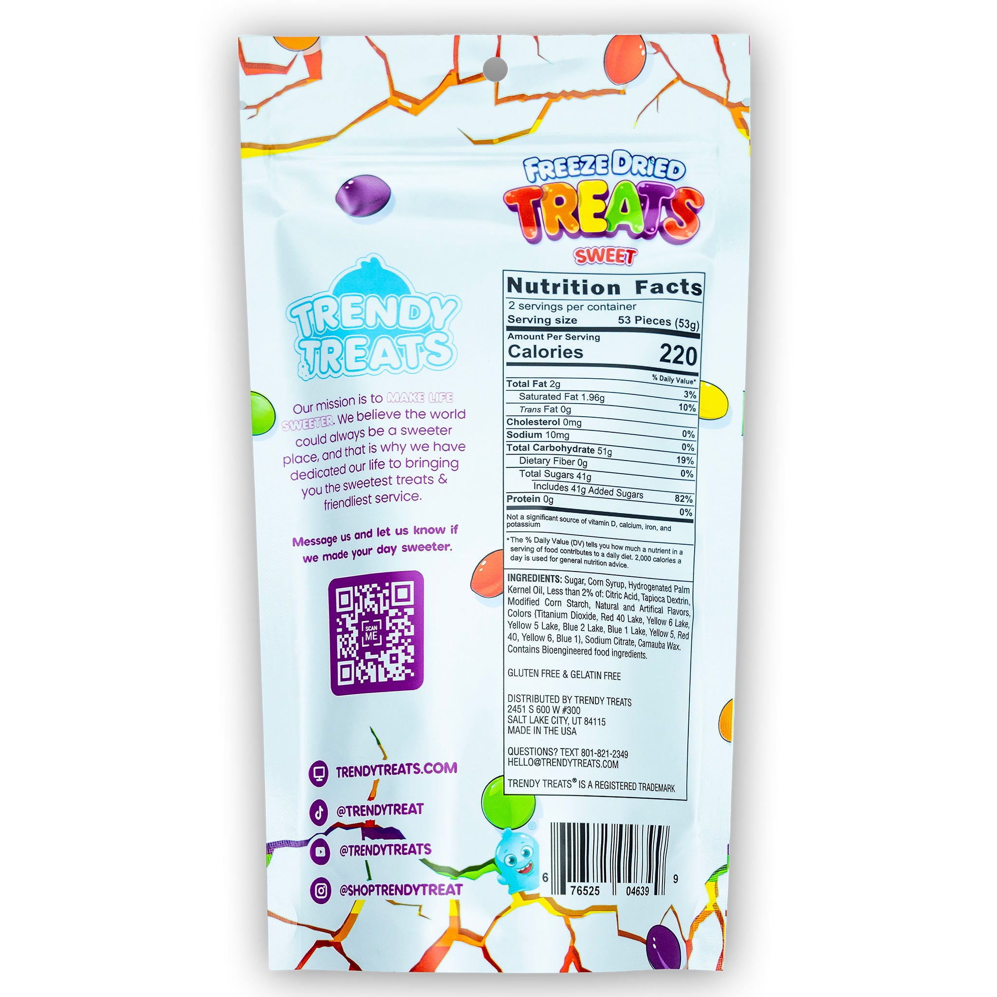 Trendy Treats Freeze Dried Rainbow Candy