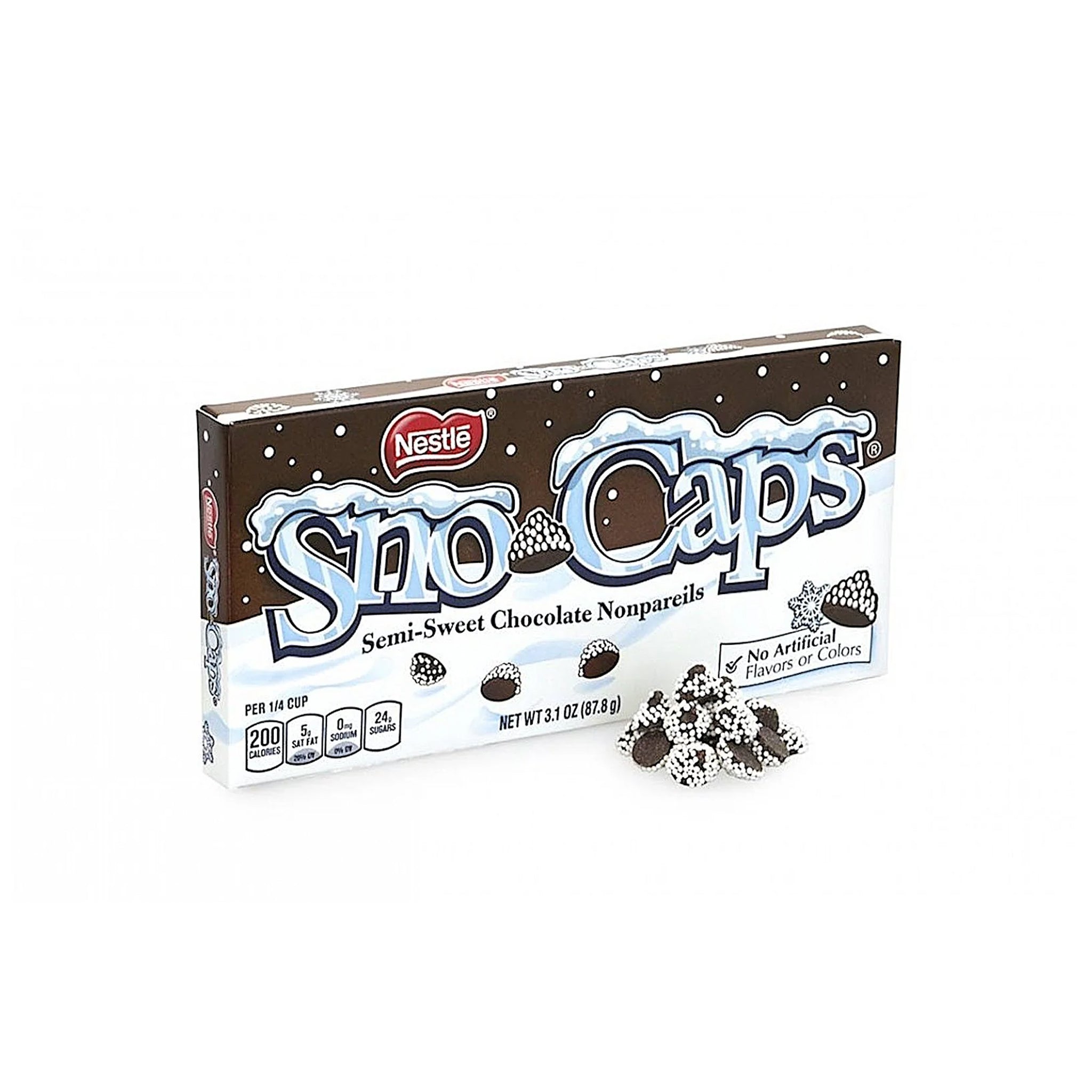 Sno-Caps Semi-Sweet Chocolate Nonpareils Candy (3.1 oz)