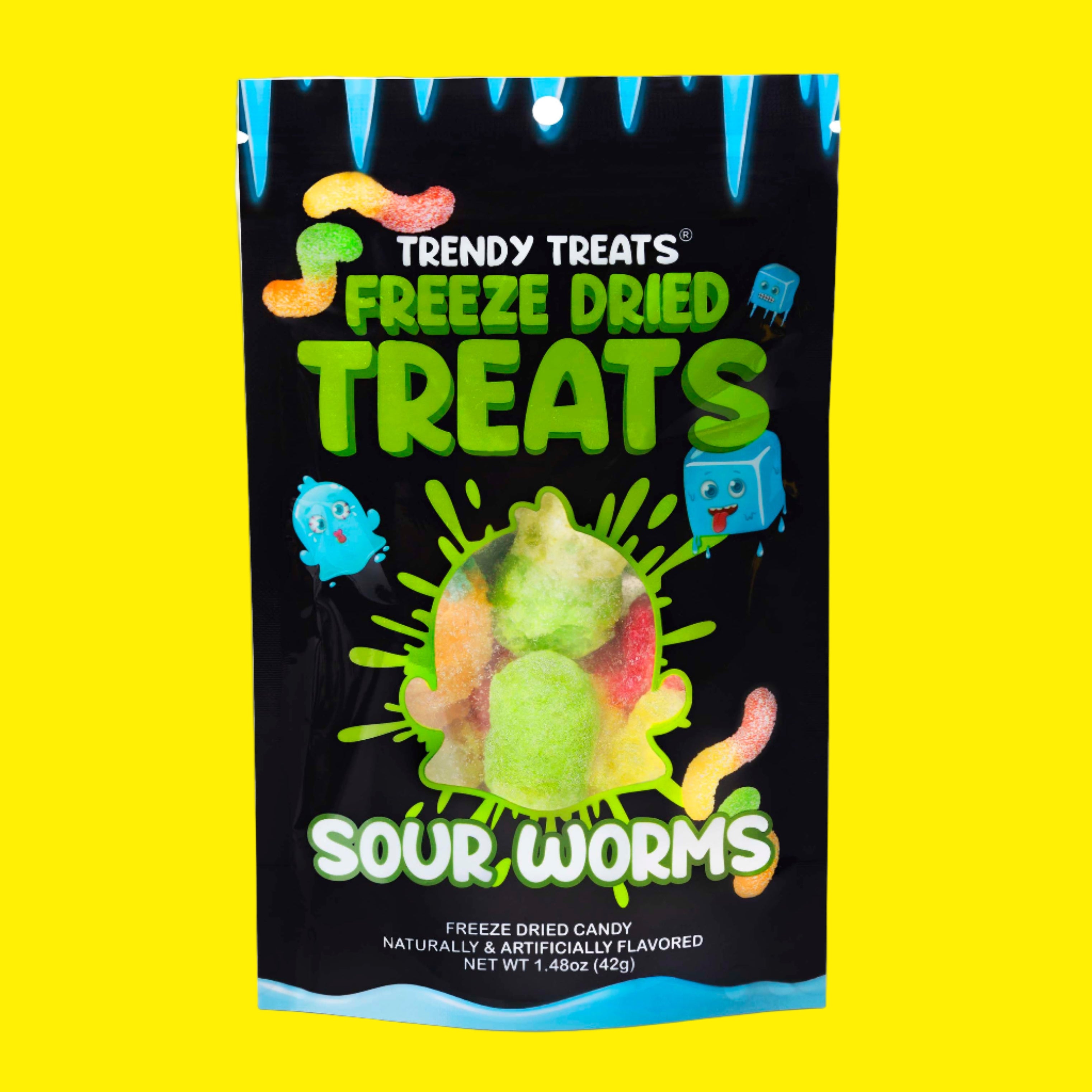 Freeze Dried Sour Worms