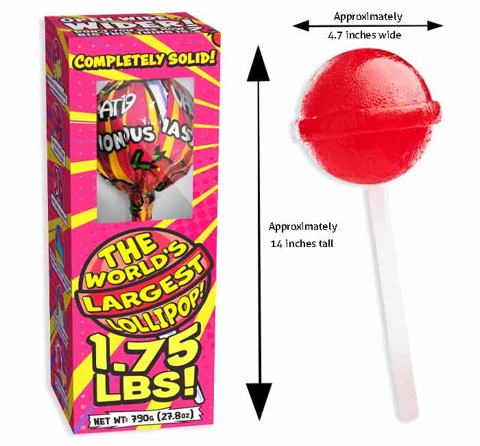 The World’s Largest Lollipop – Strawberry Giant! 😋