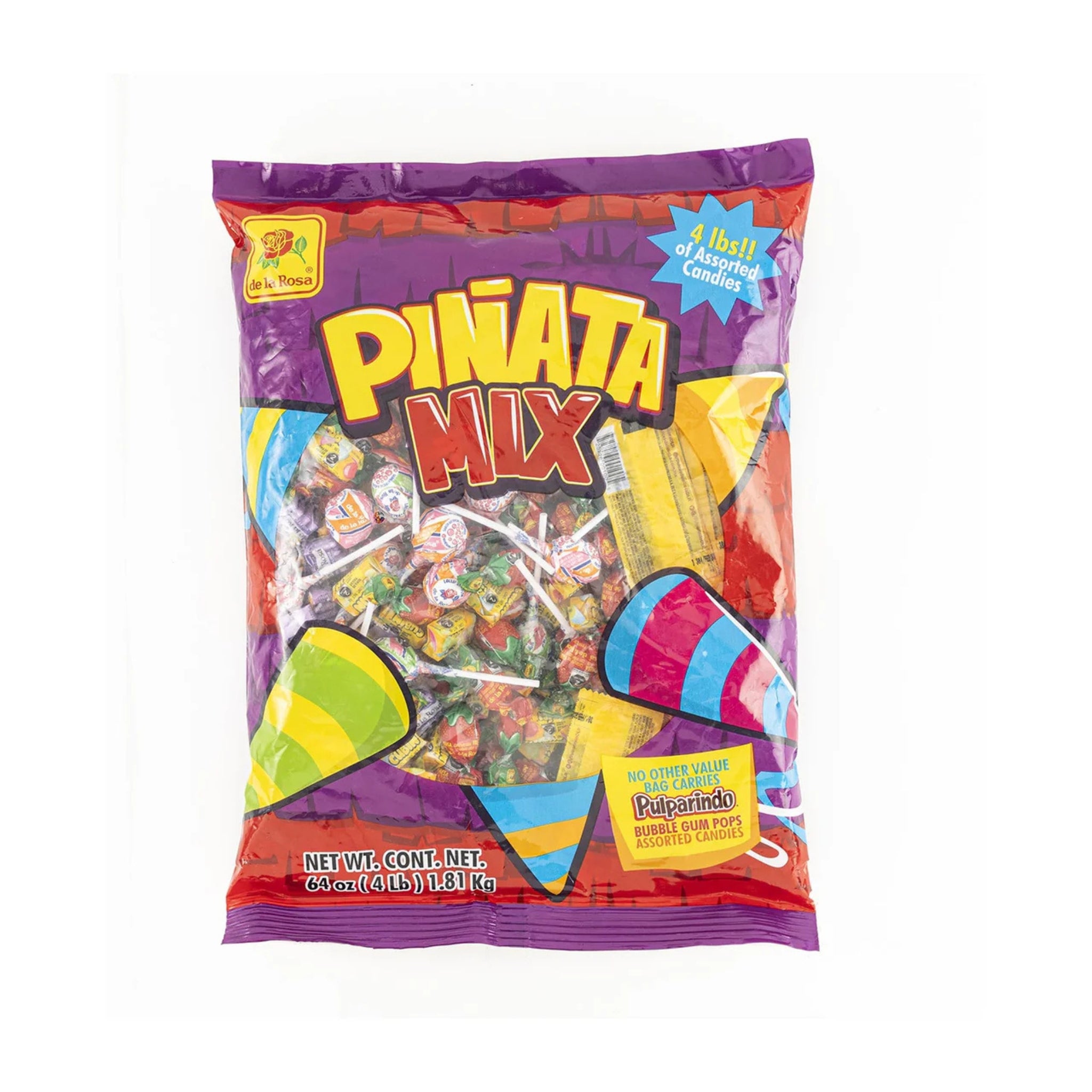 🎉🍬 De La Rosa Piñata Mix – 4lb Bag