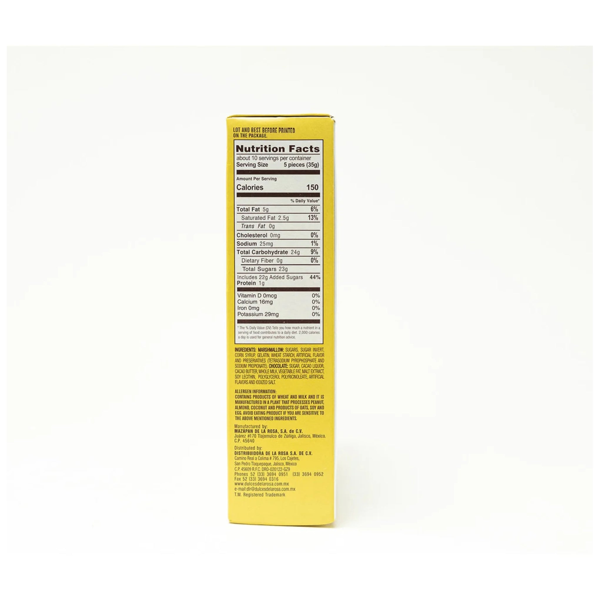 🍫 De La Rosa Bombón con Chocolate – 50ct Box