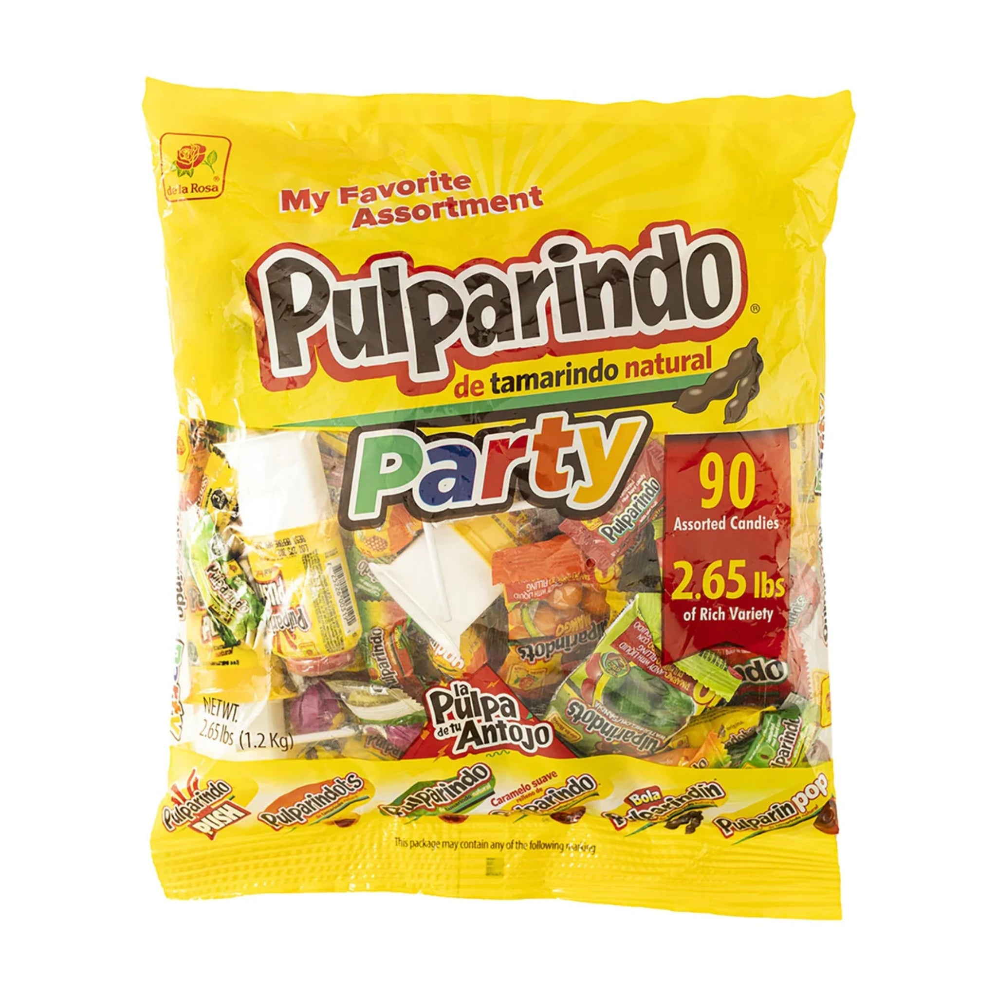 🎉🌶️ De La Rosa Pulparindo Fiesta – 2.6lb Bag