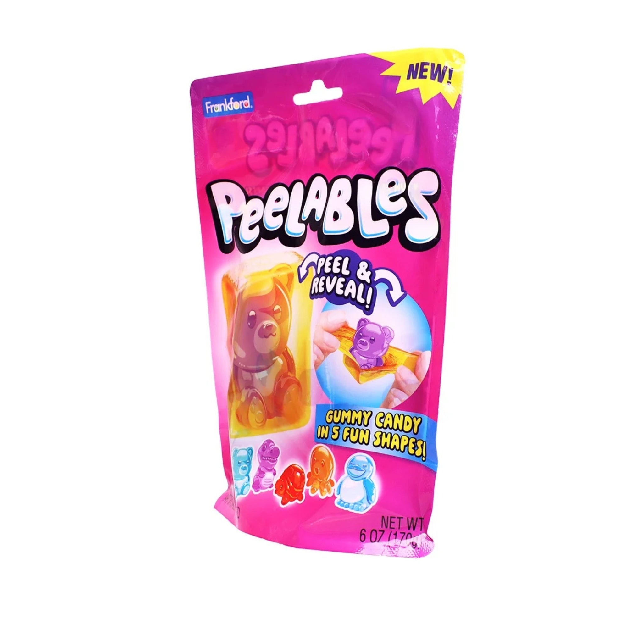 Frankford Peelables Assorted Animal Gummy Candy Bag, 6 oz