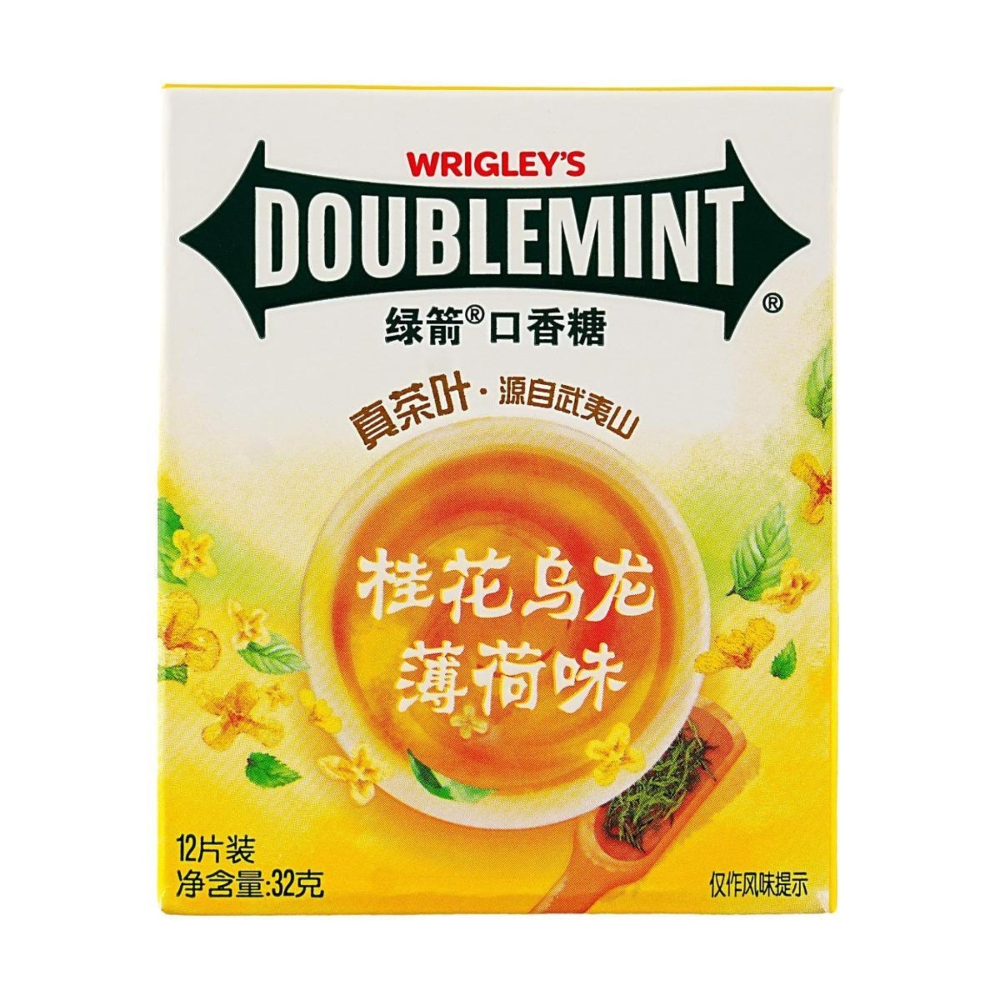 Wrigley Doublemint Osmanthus Oolong Mint Flavor 12-Piece 1.12 oz