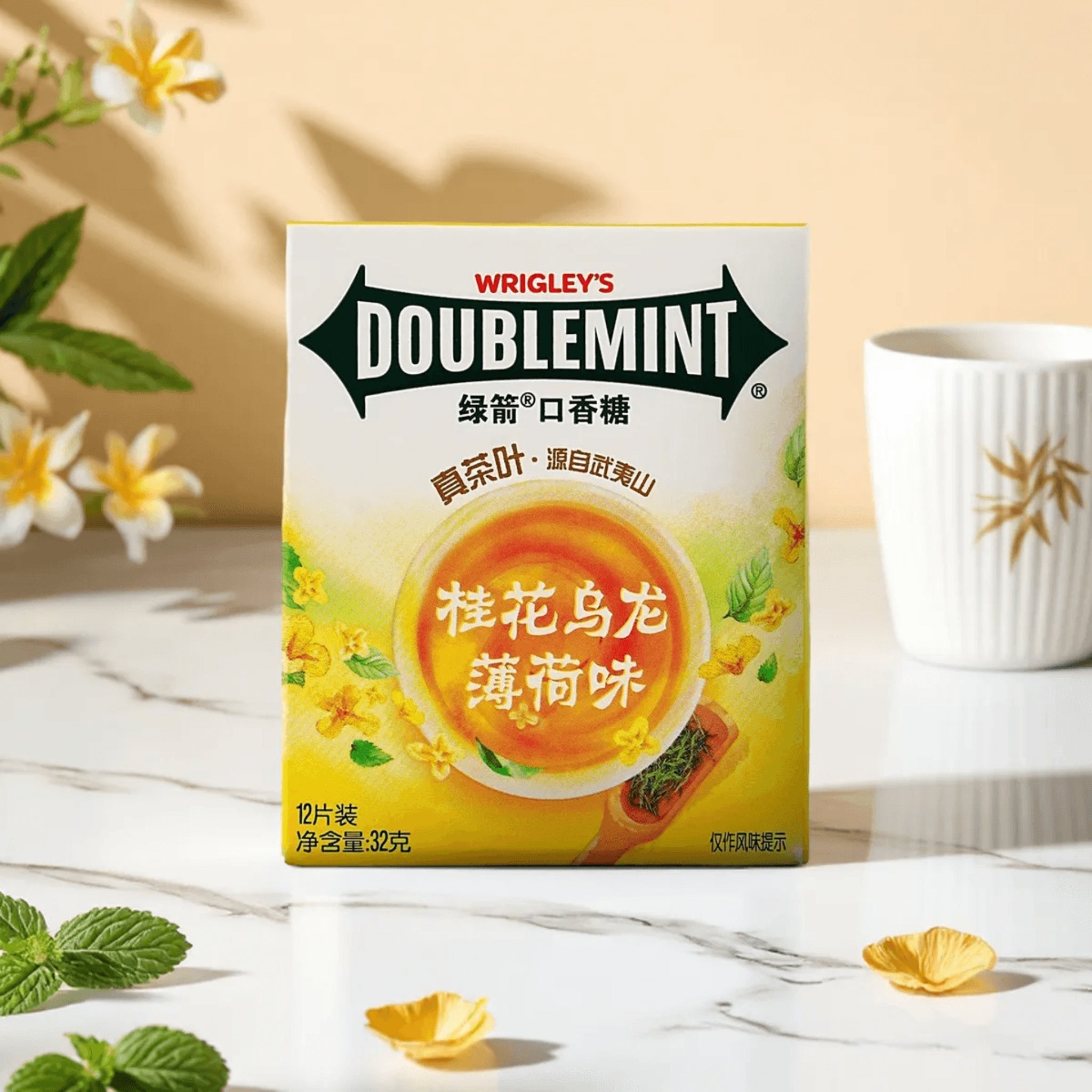 Wrigley Doublemint Osmanthus Oolong Mint Flavor 12-Piece 1.12 oz