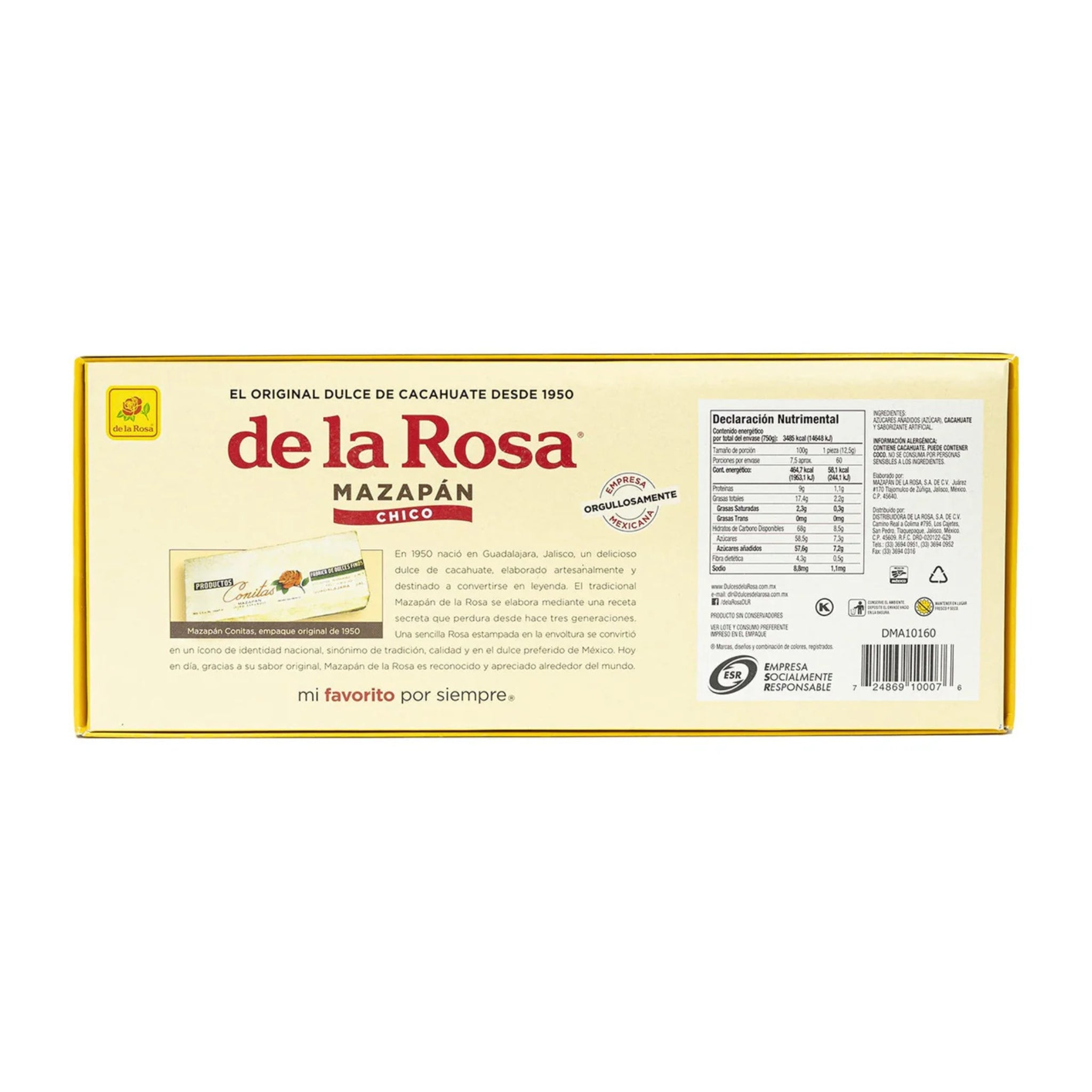 🥜 De La Rosa Mazapancito Mini – 60ct Box