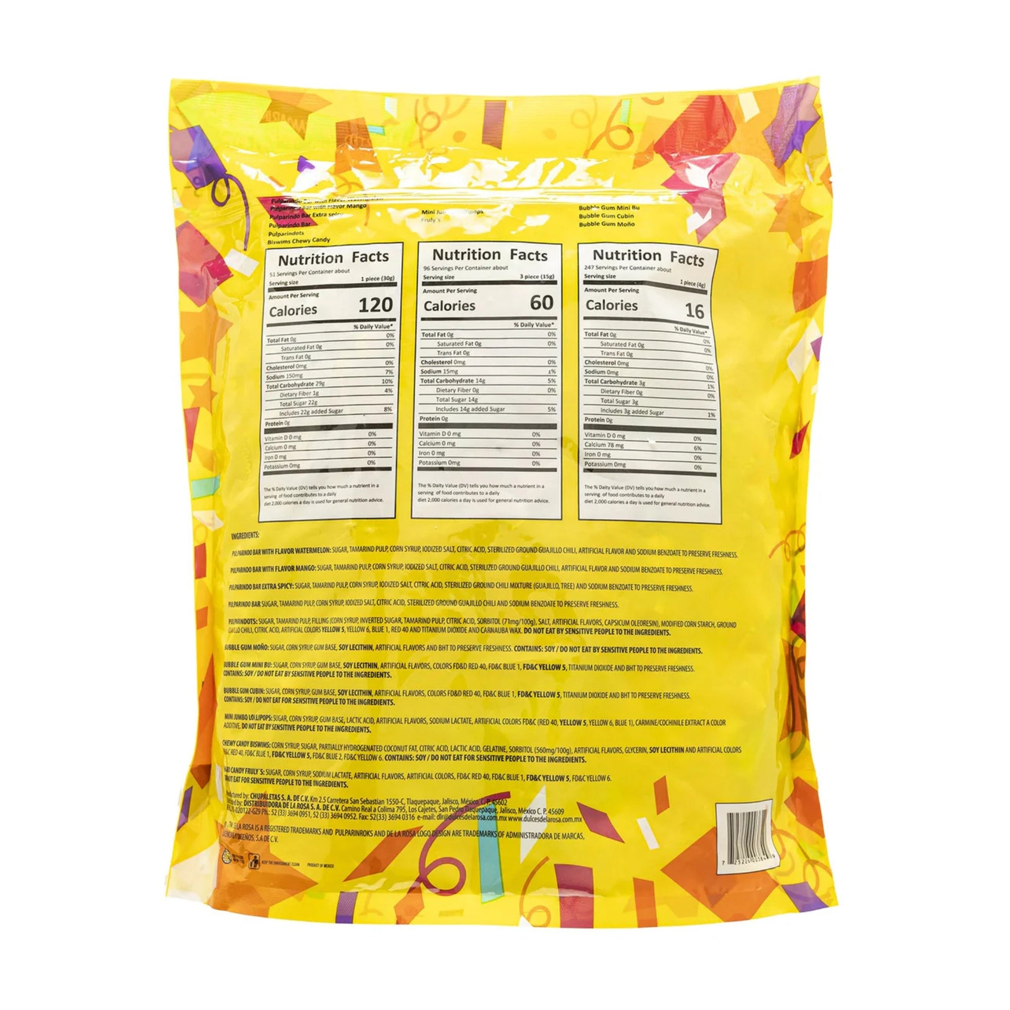 🎉🍬 De La Rosa Mi Piñata Mix – 8.7lb Bag