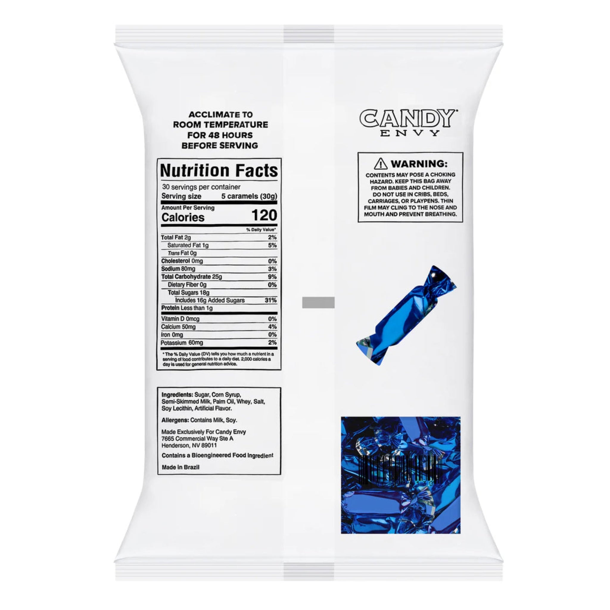 💙✨ Candy Envy Caramel Foil Navy Blue – 2lb Bag