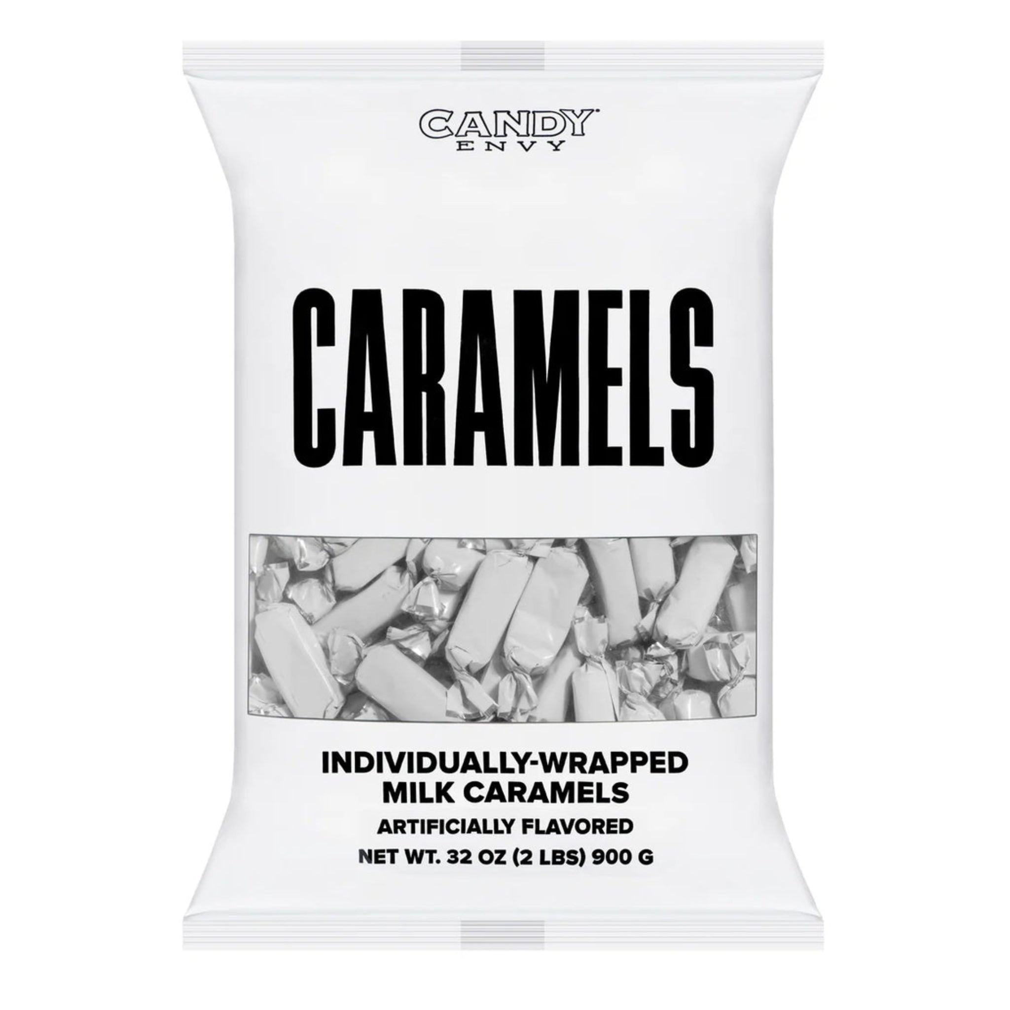 🤍✨ Candy Envy Caramel Foil White – 2lb Bag
